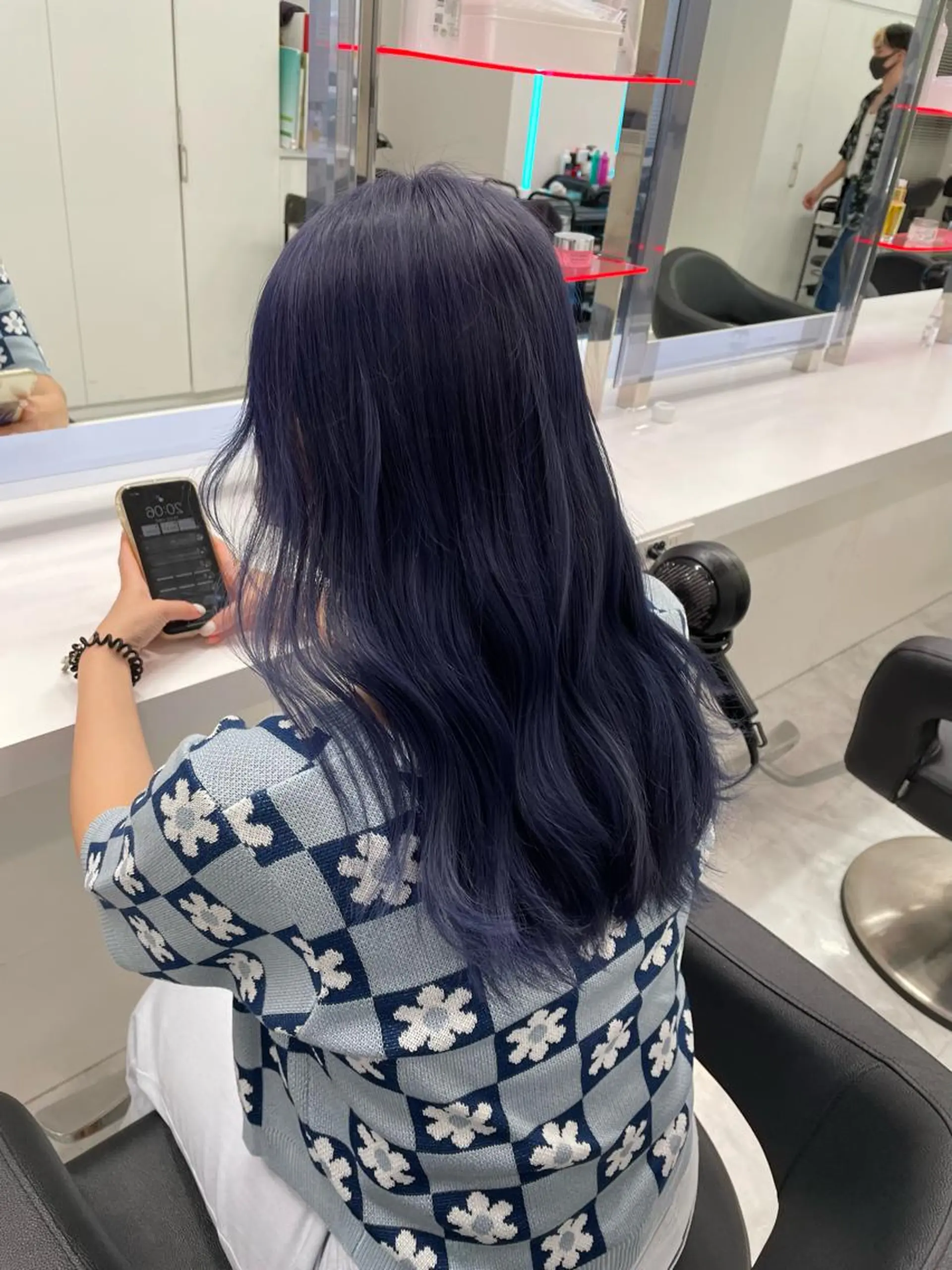 セミロング カラー ［銀座］淡色 ラベンダー🫧大村のヘアスタイル