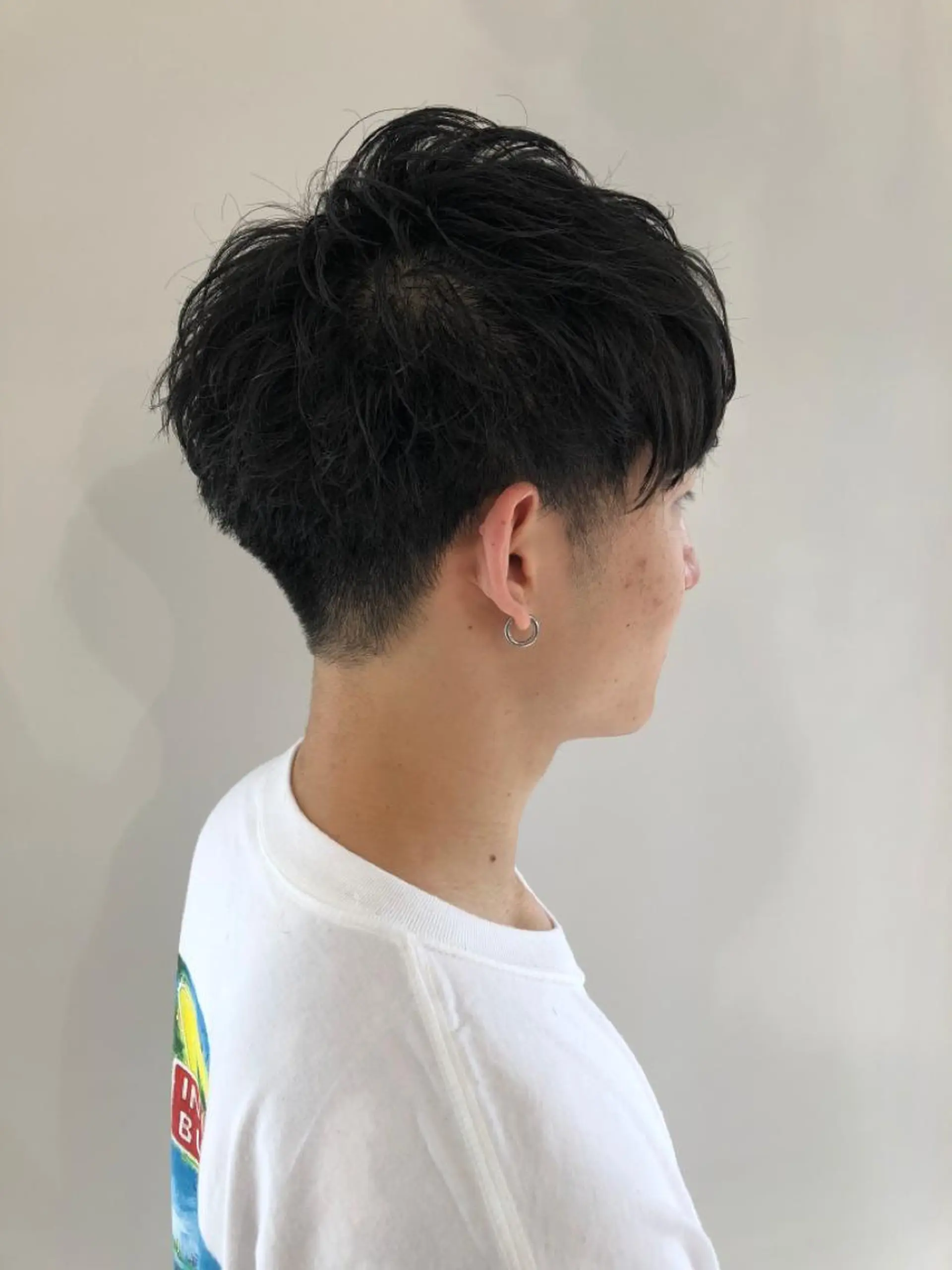 ショート カラー パーマ ヘアアレンジ メンズ メンズパーマの巨匠 鈴木純のヘアスタイル