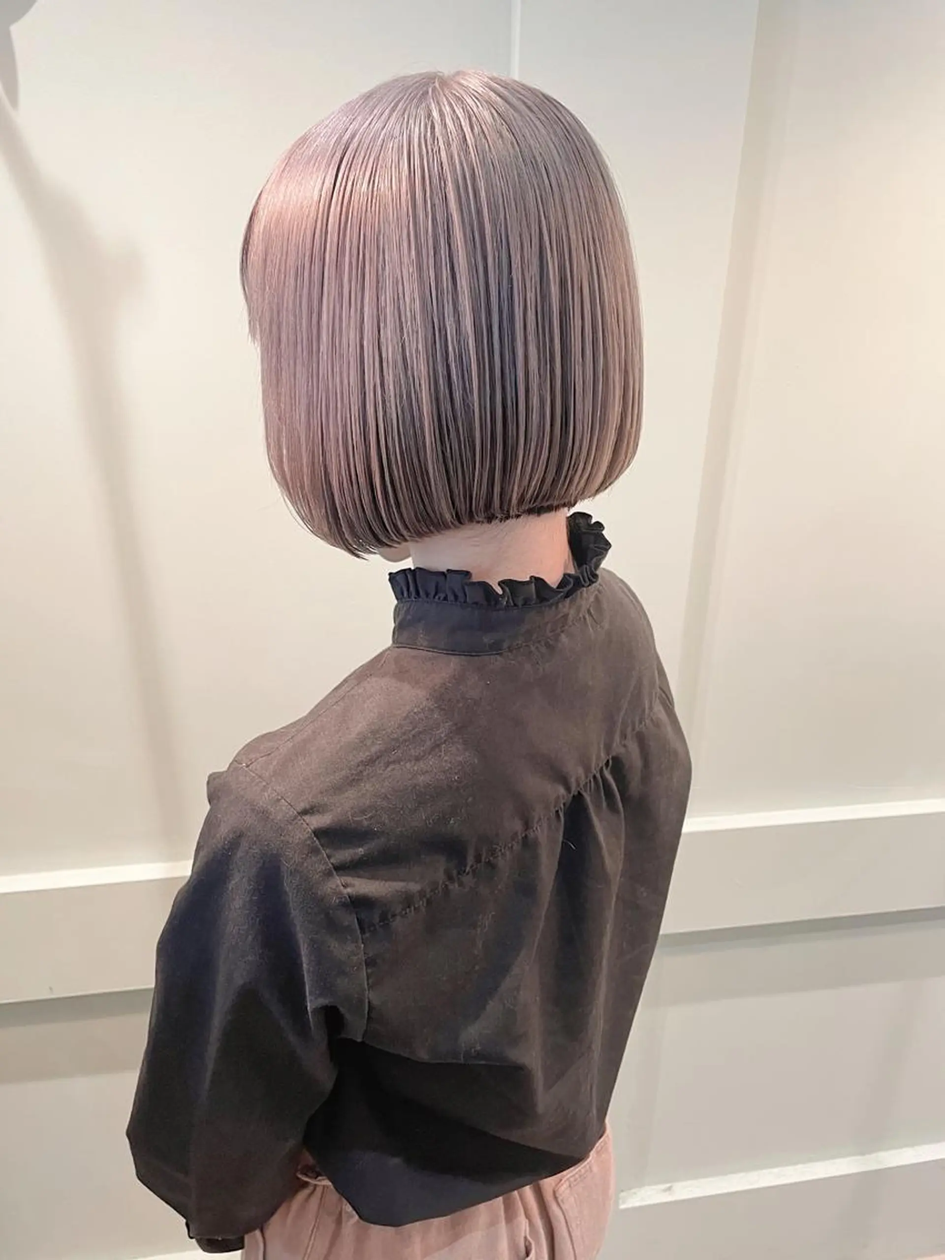 ショート カラー ケアブリーチ /髪質 改善/古橋圭史郎のヘアスタイル