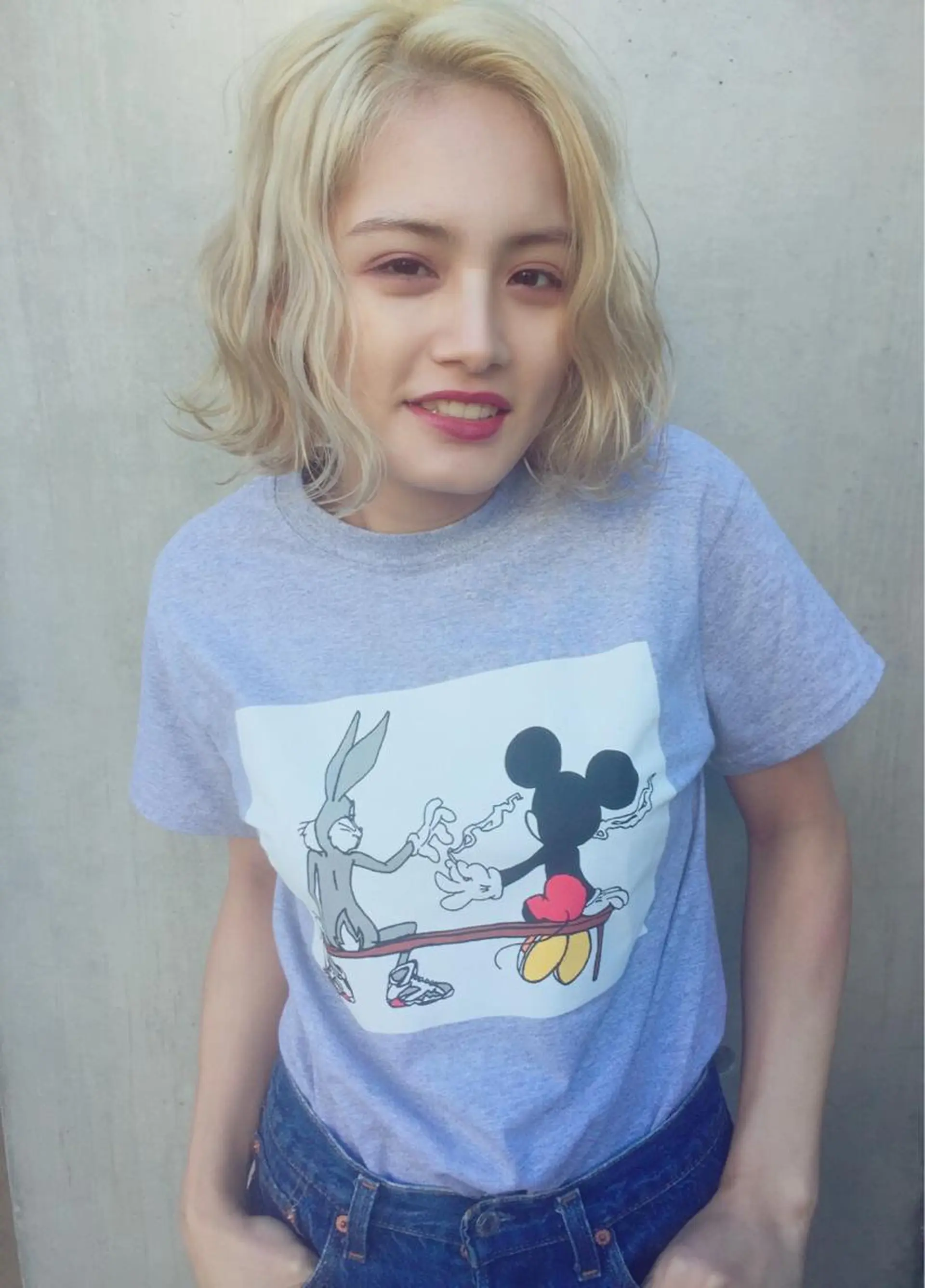 ミディアム ヘアカラー トリートメント HOODS hair salon所属・透明感カラー🌿ボブ ✨飛田　ケイのヘアスタイル