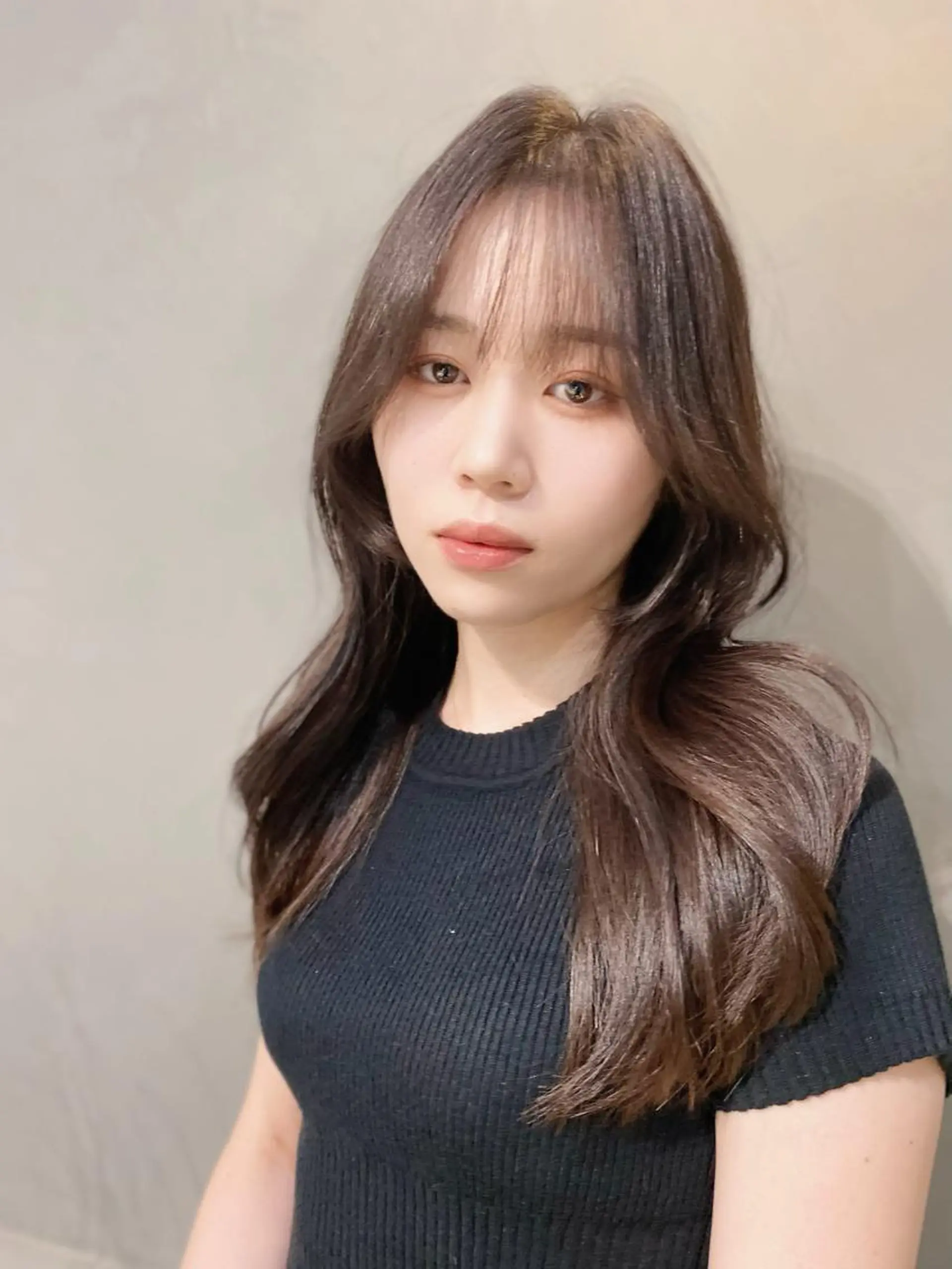 ロング 23°NADAUN所属・岐阜1番韓国ヘア/ 星羅/23°のヘアスタイル
