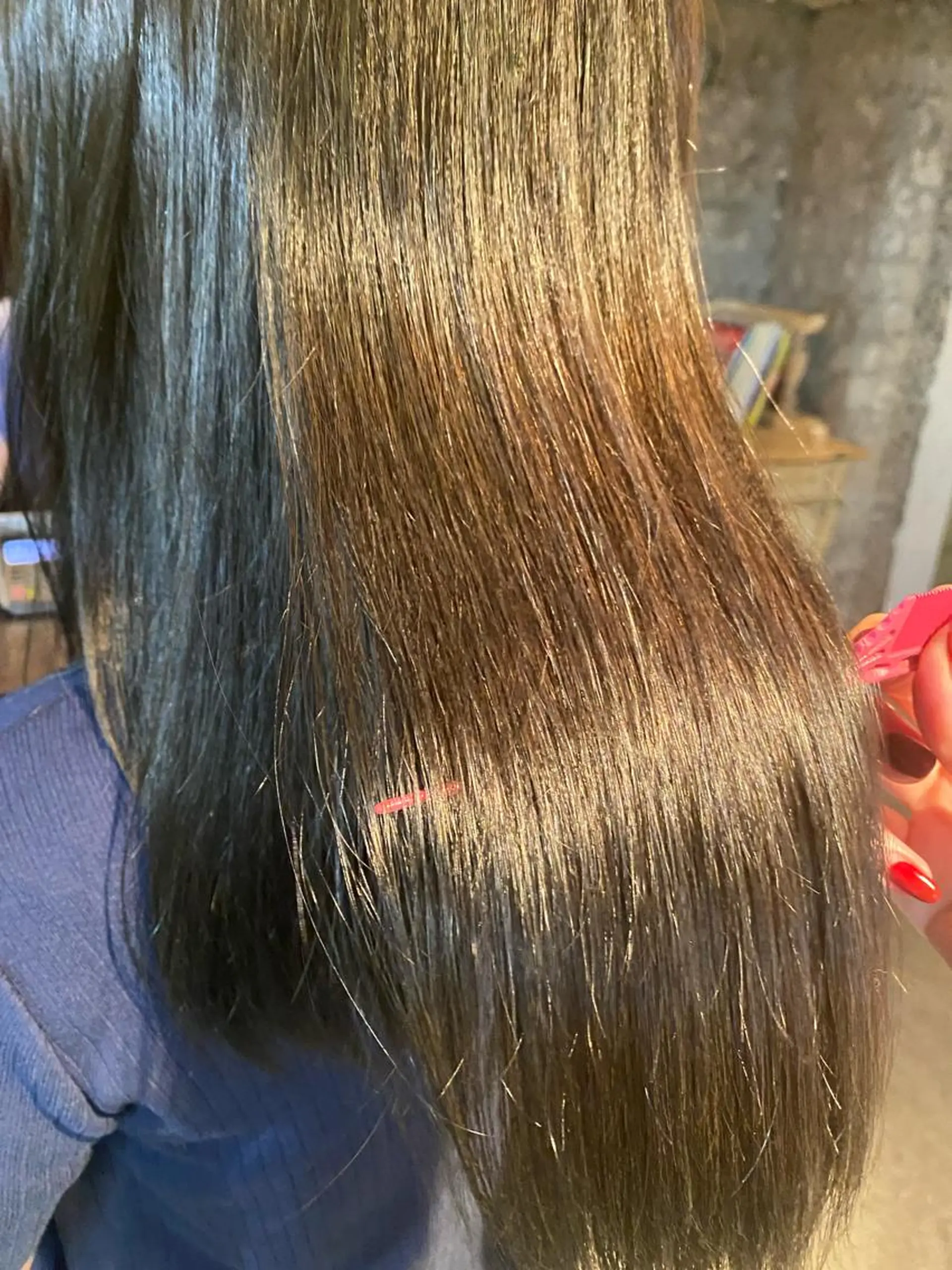 ミディアム カラー アッシュ 透明感カラー お任せヘア☘️☘️ 及川渚のヘアスタイル