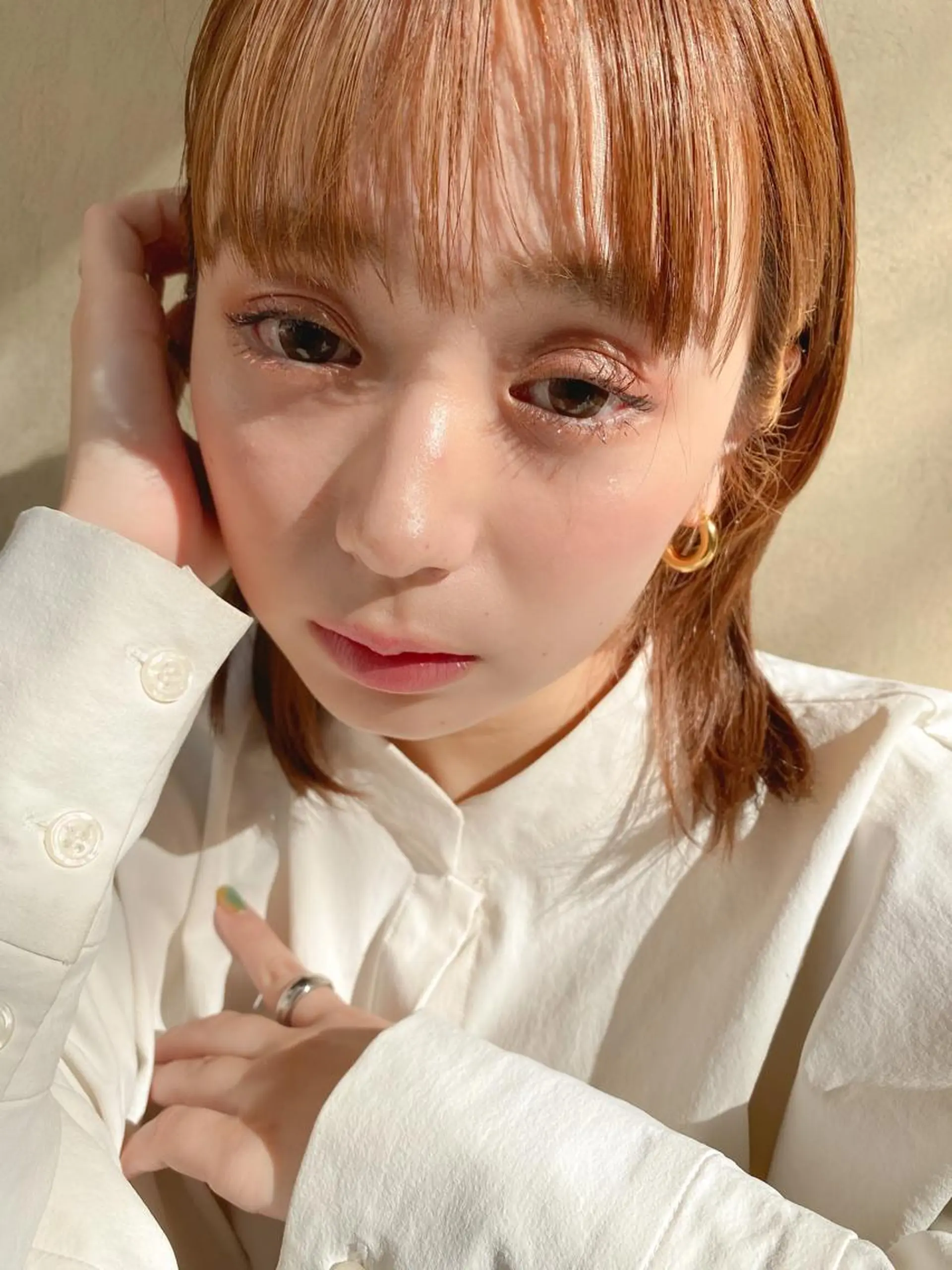 ミディアム カラー ヘアアレンジ litmus hair salon二子玉川所属・ボブ/ショート 秋本凌汰のヘアスタイル