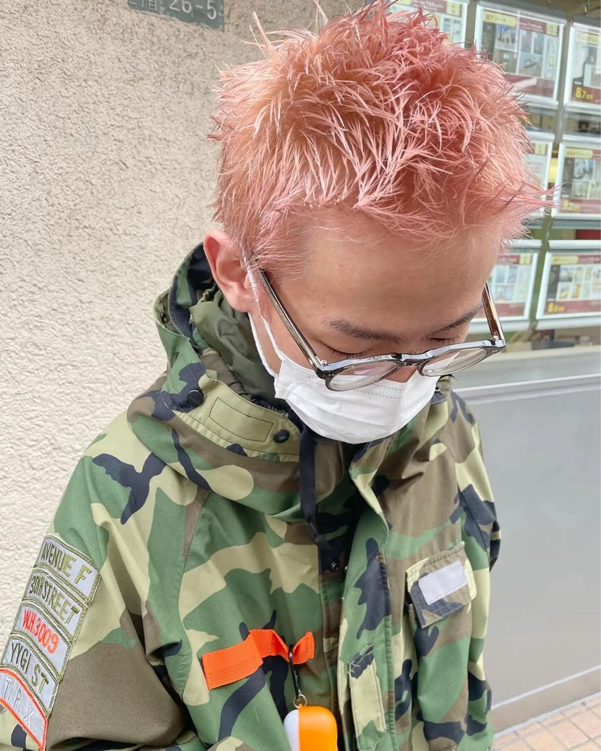 ショート カラー ヘアアレンジ メンズ 丸山渉/パーマ エフェクトブリーチのヘアスタイル