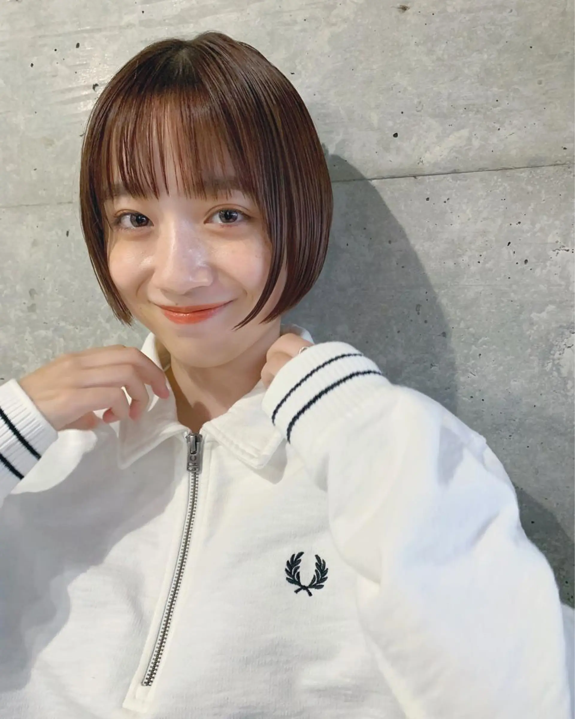 ショート カラー ボブパーマコテ巻き風 パーマNo1深江秀平のヘアスタイル