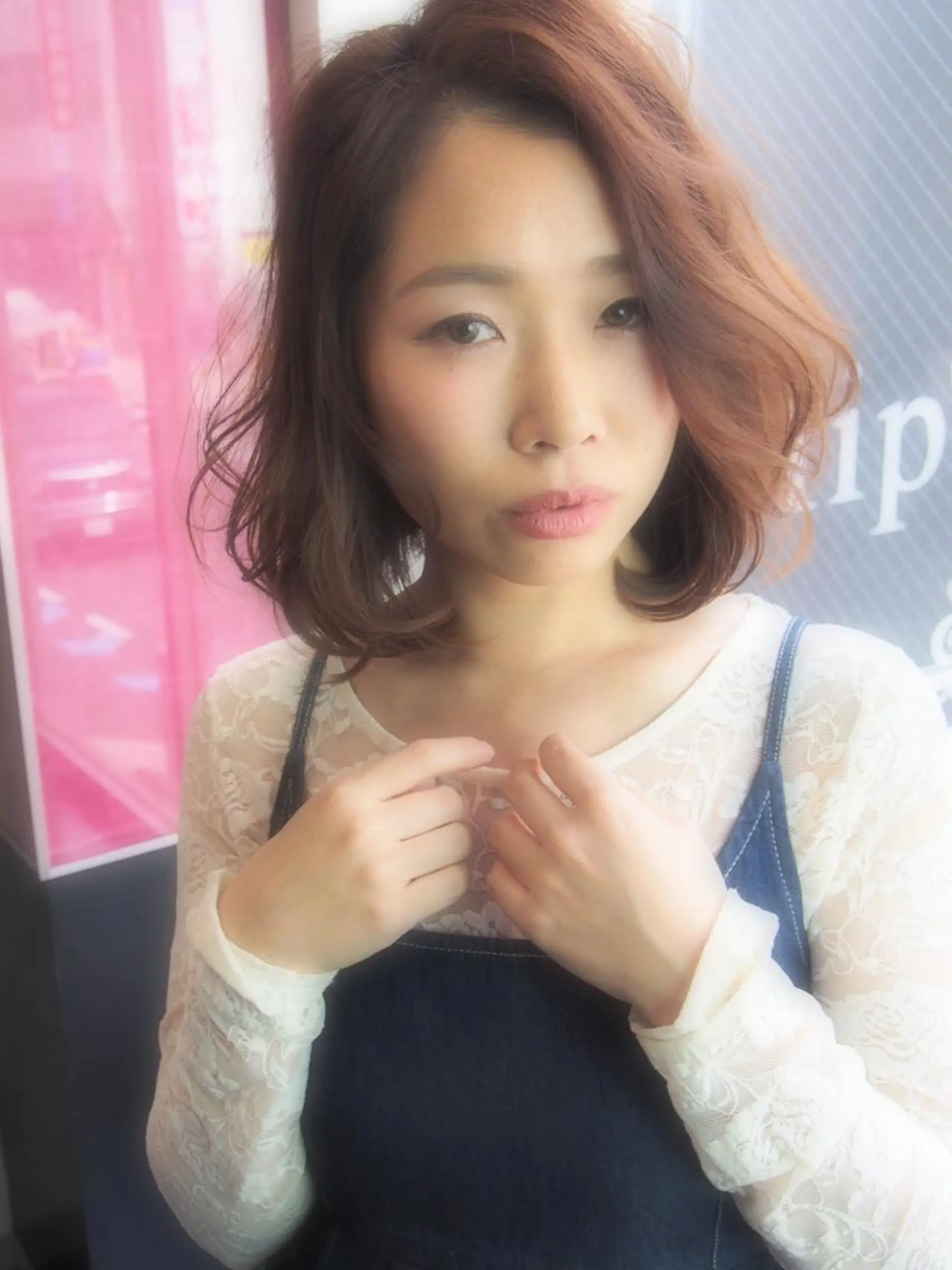 ミディアム ほさか しんごのヘアスタイル