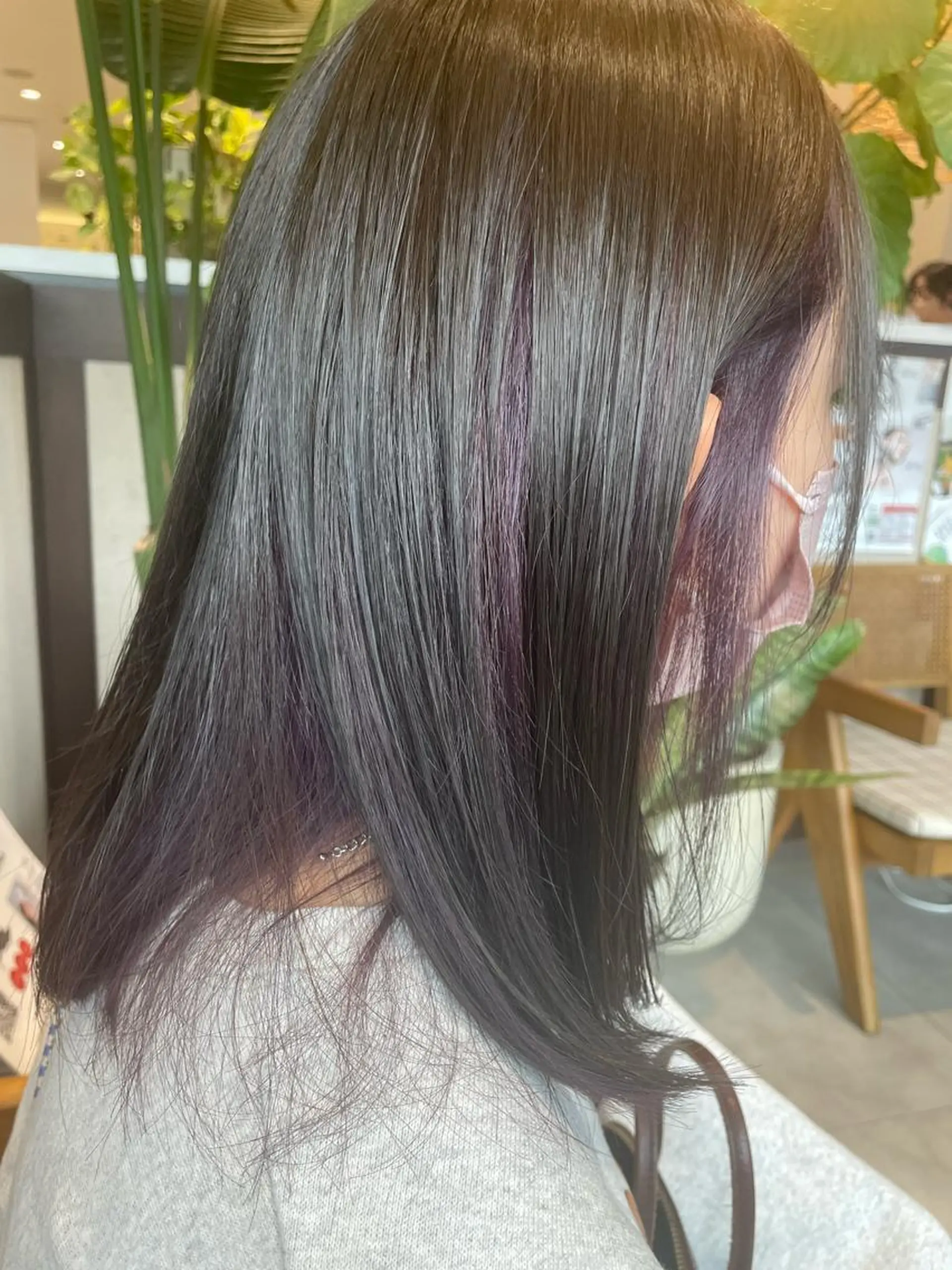 セミロング カラー ヘアカラー 高木 櫻のヘアスタイル