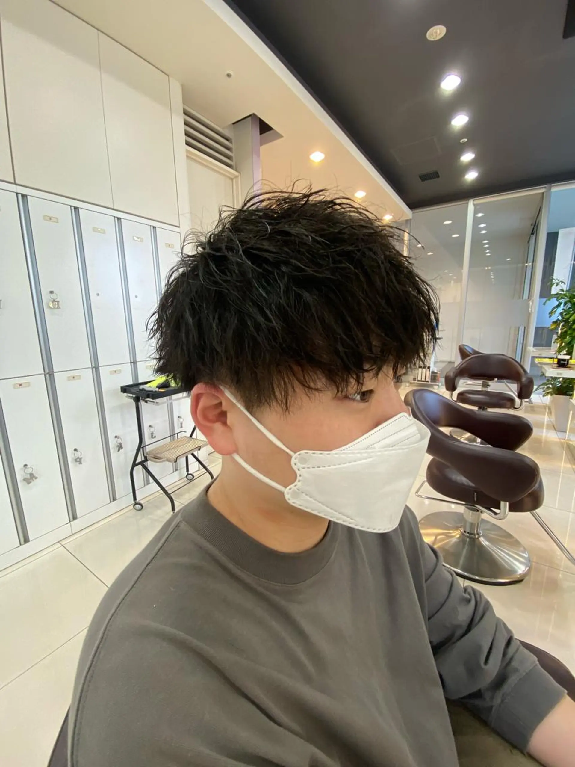 ショート パーマ メンズ カット パーマ メンズサロン/戸塚駅 東口3分/冨田大輝のヘアスタイル