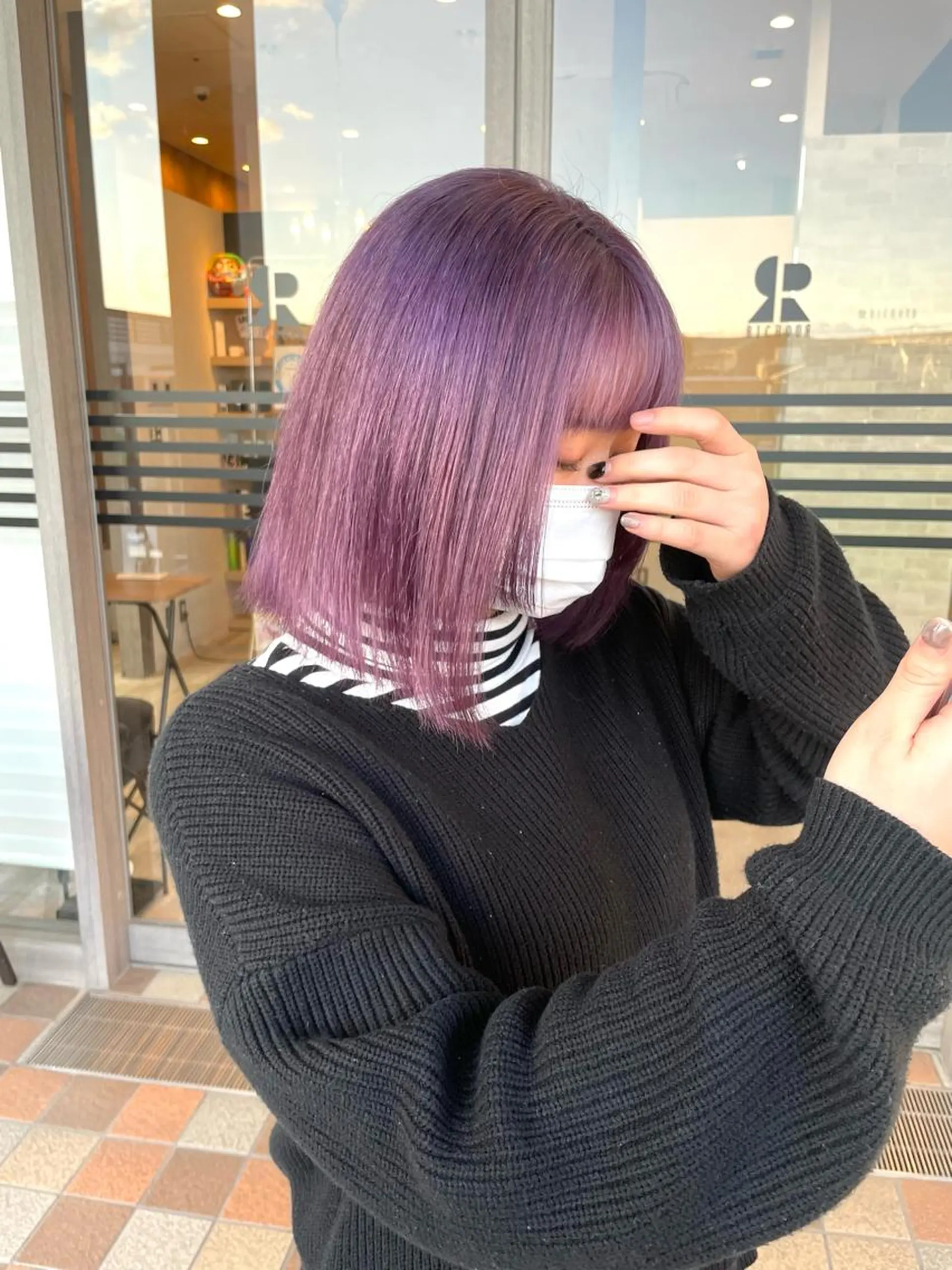 カラー ヘアカラー トリートメント 田中   麗彩也のヘアスタイル