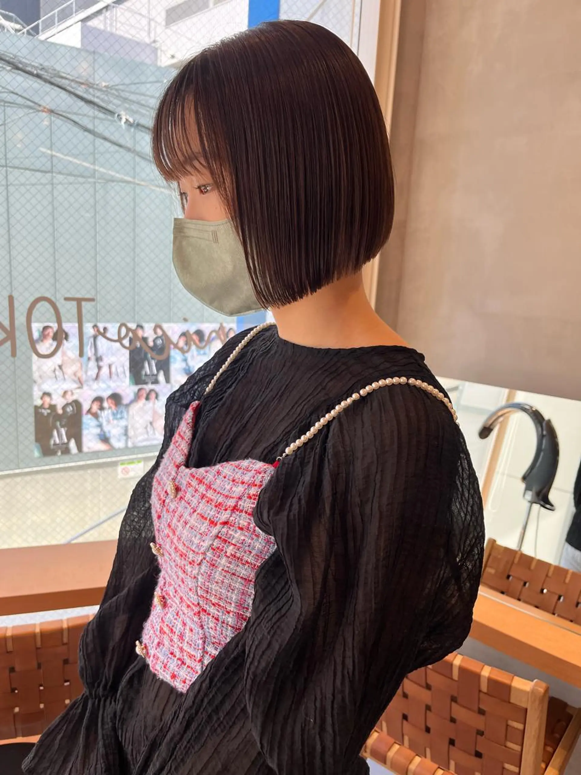 ミディアム 韓国ボブ&顔まわり レイヤー♡TOMOEのヘアスタイル