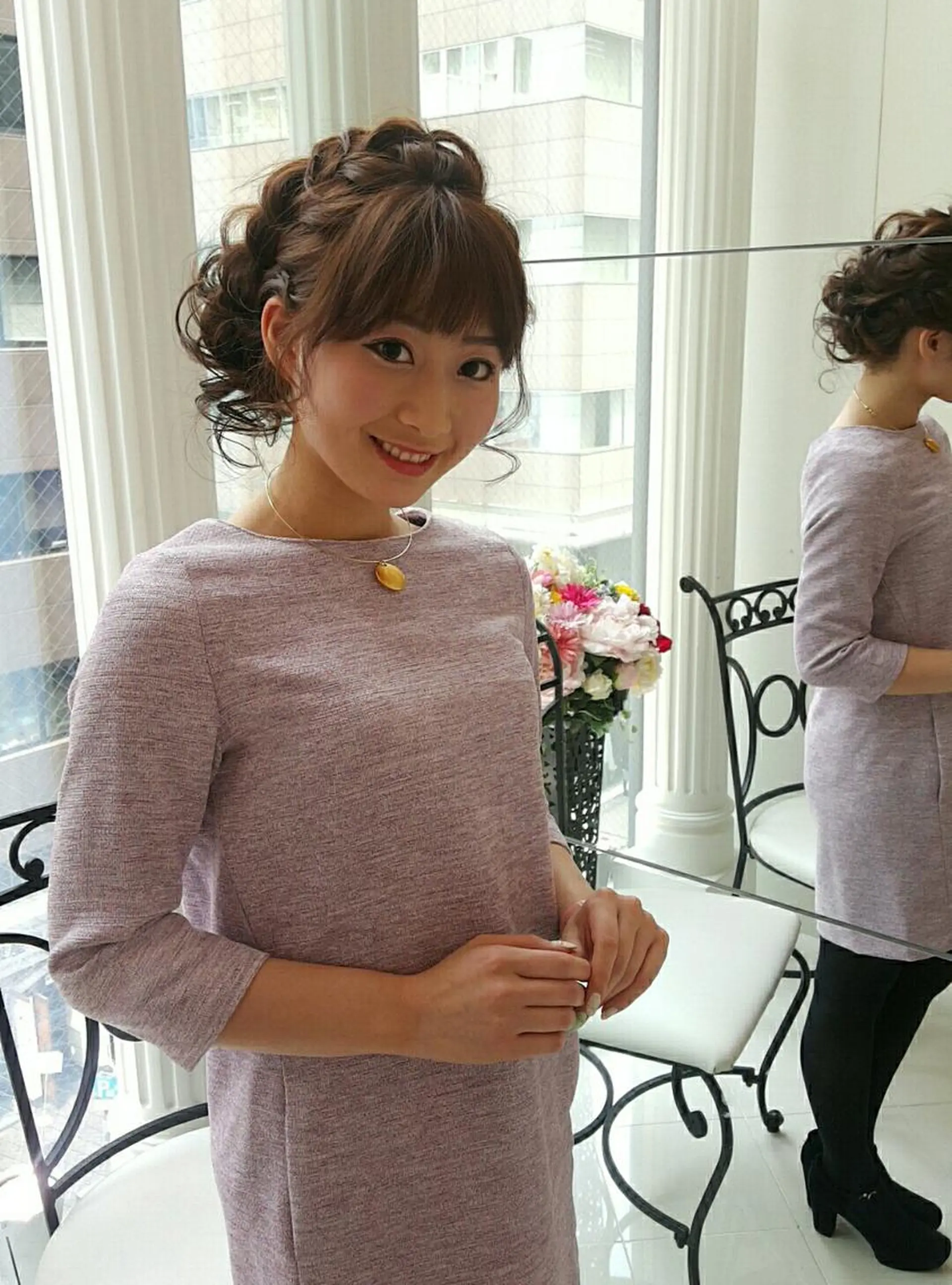 ミディアム ヘアアレンジ leibz.co所属・Furuta Yukikoのヘアスタイル