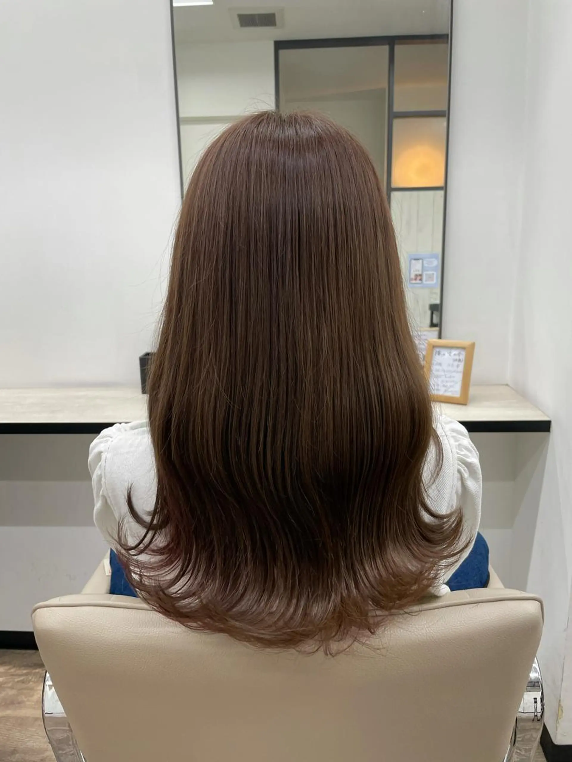 セミロング カラー 透明感カラー 栄/久屋大通り/韓国 /透明感/横山🩵のヘアスタイル