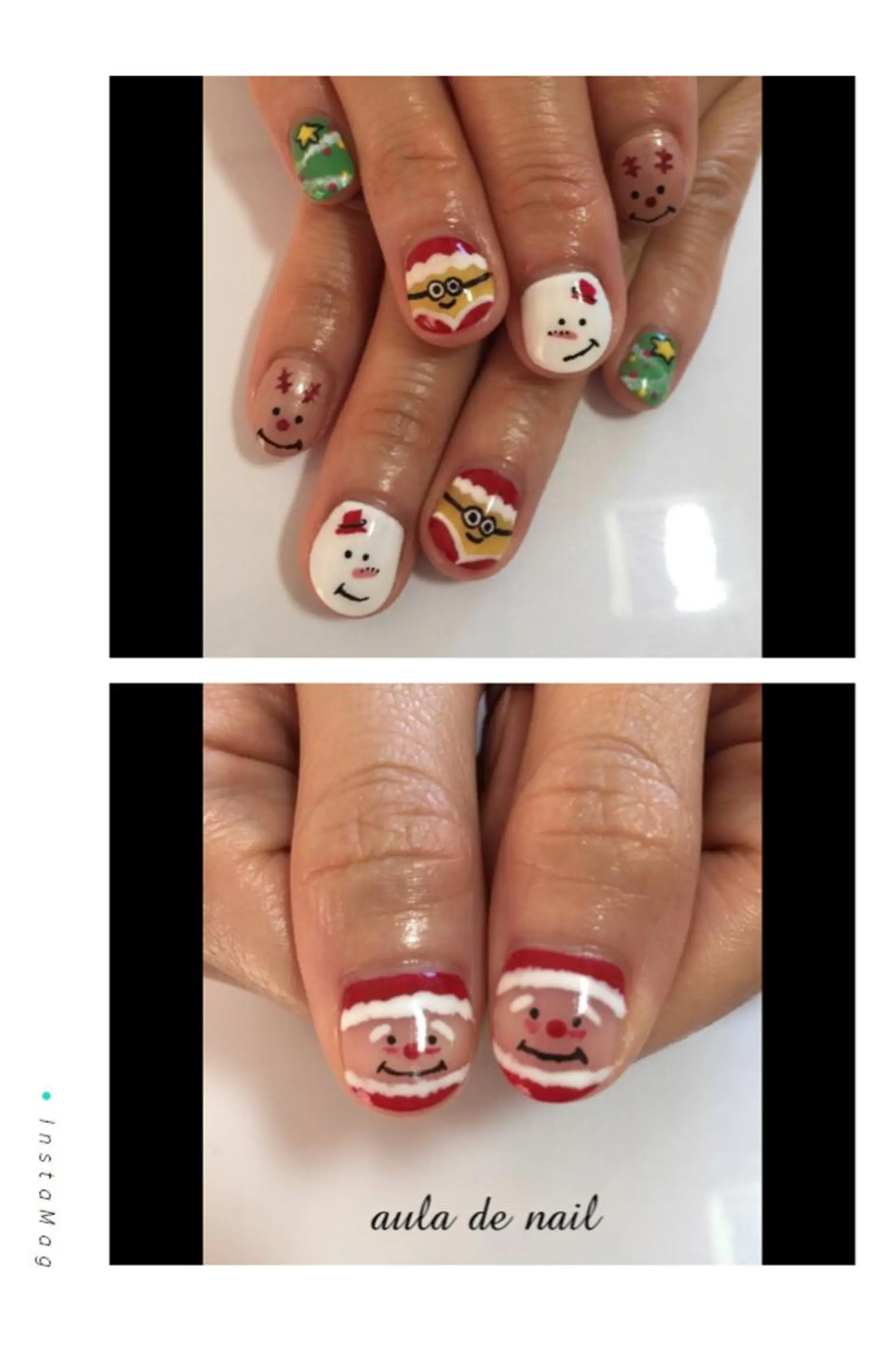 ネイル 冬ネイル クリスマス auladenail アウラデネイルのネイルデザイン