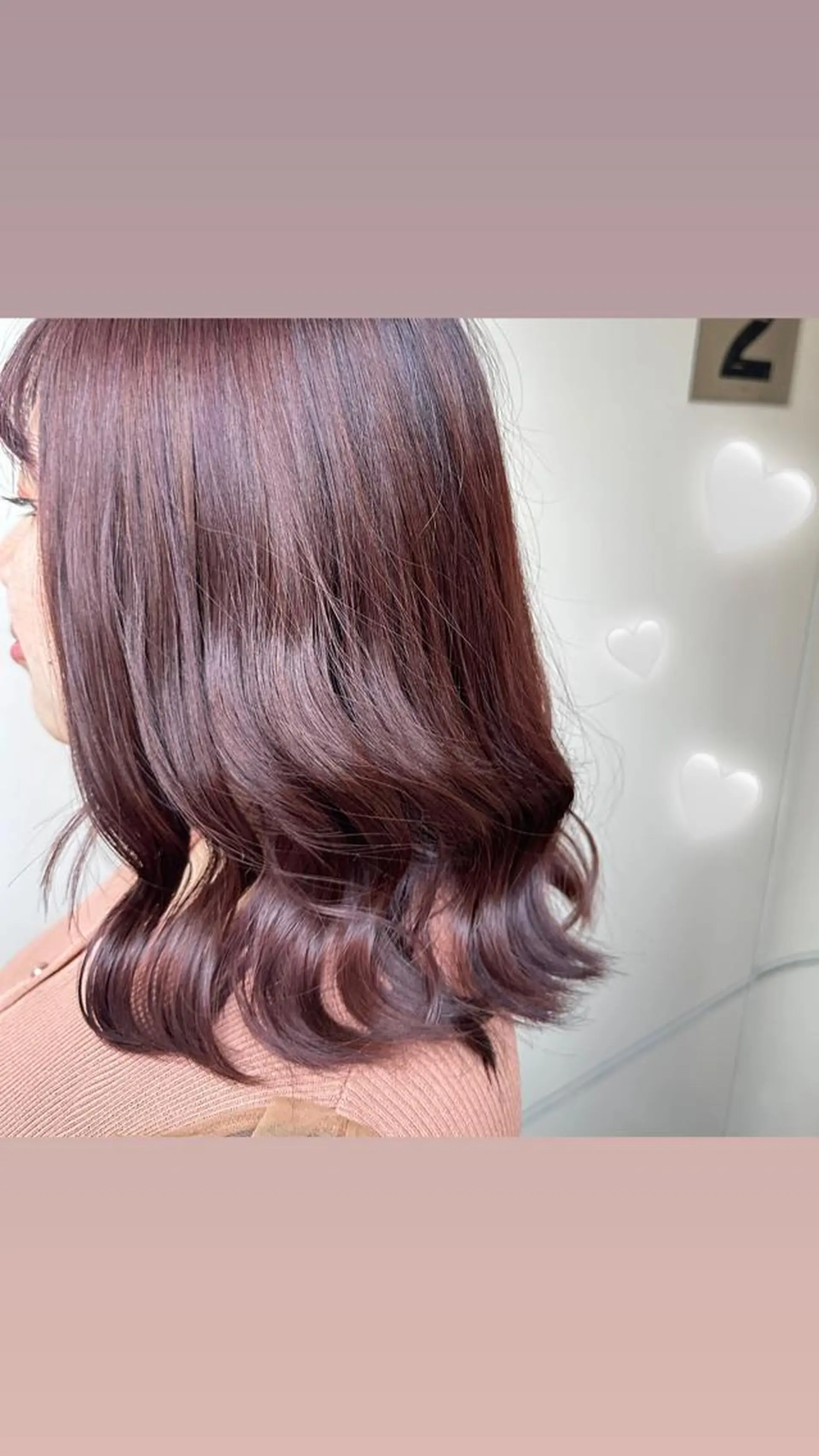 ミディアム カラー ヘアカラー エクステ指名数 No.1💖ゆい🌈のヘアスタイル
