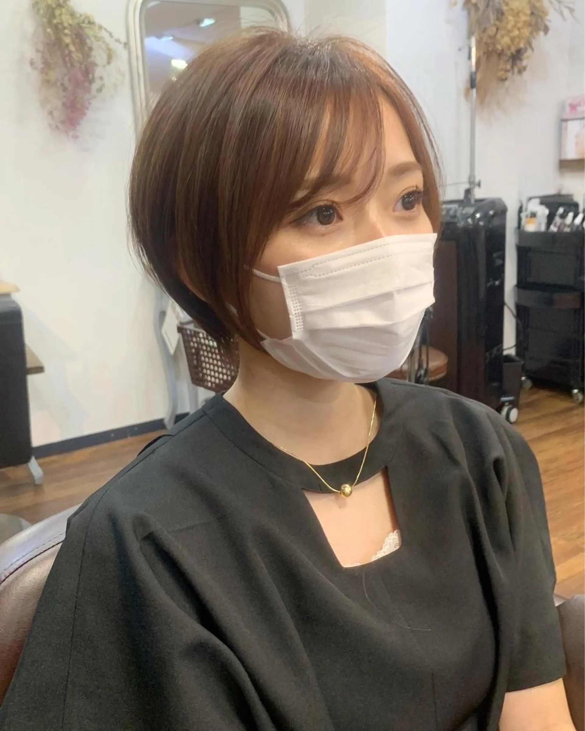 ショート 縮毛矯正/ショート/ レイヤー/畑中正敏のヘアスタイル