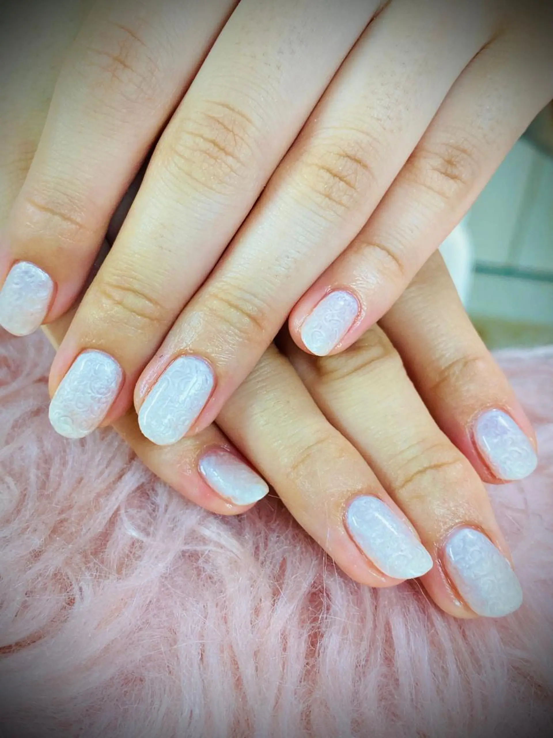 ミディアム ハンドネイル HandS ネイル 自宅サロンのネイルデザイン