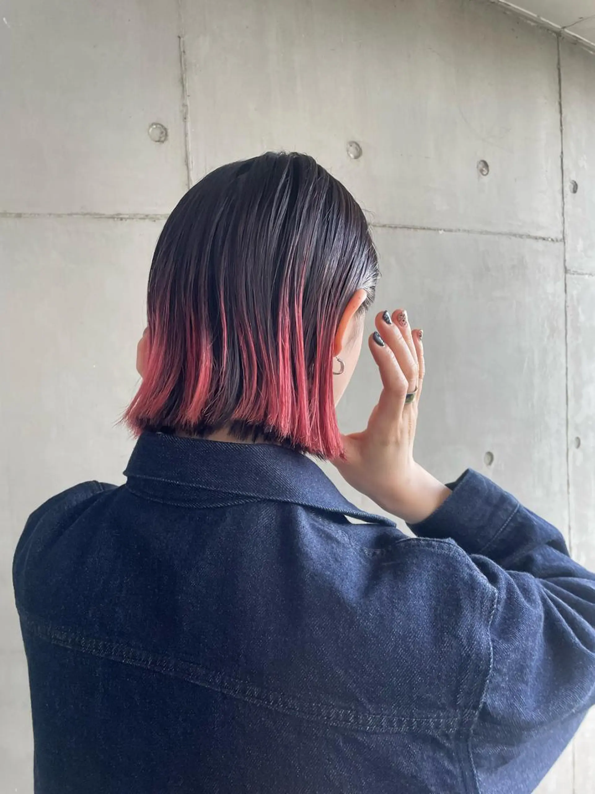 ミディアム 抜け感ハイトーン/ ボブ/Ririnaのヘアスタイル