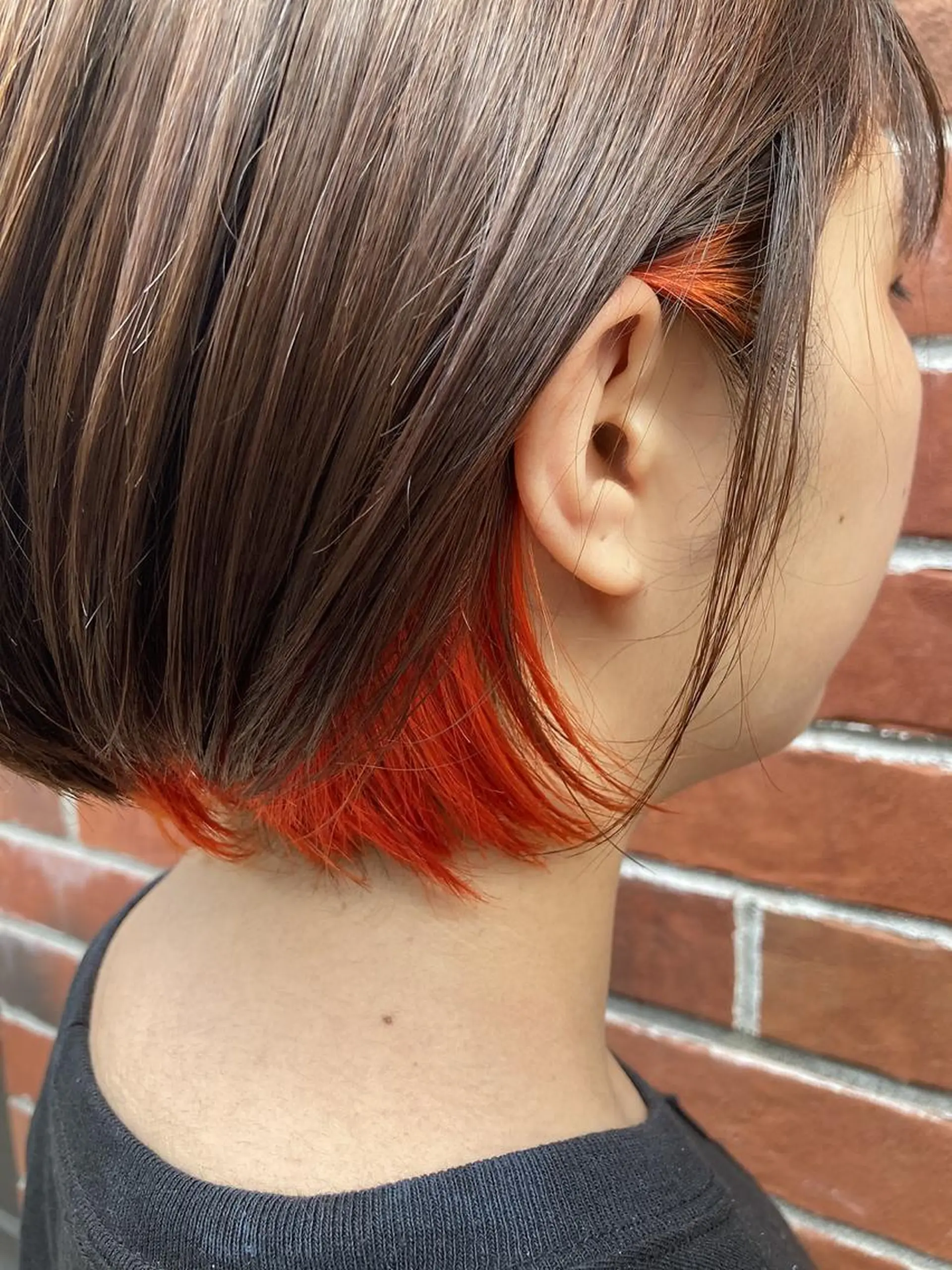 ショート カラー ヘアアレンジ ミストバング ブリーチ ケアブリーチ 透明感カラー デザインカラー カット ヘアカラー トリートメント maoブリーチ無し 似合わせカラーのヘアスタイル