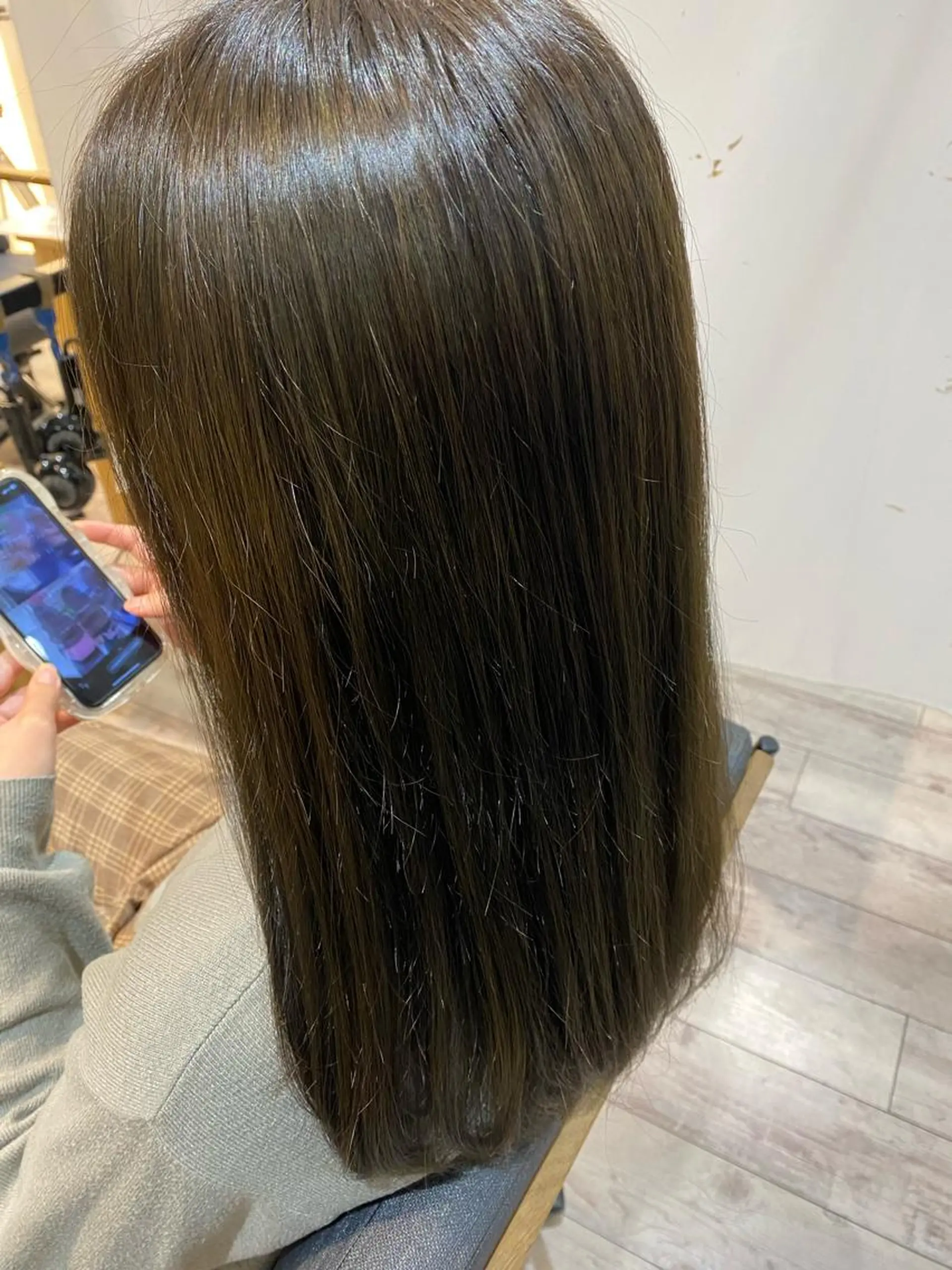 ロング カラー h Blanche 丸山 稚葉のヘアスタイル