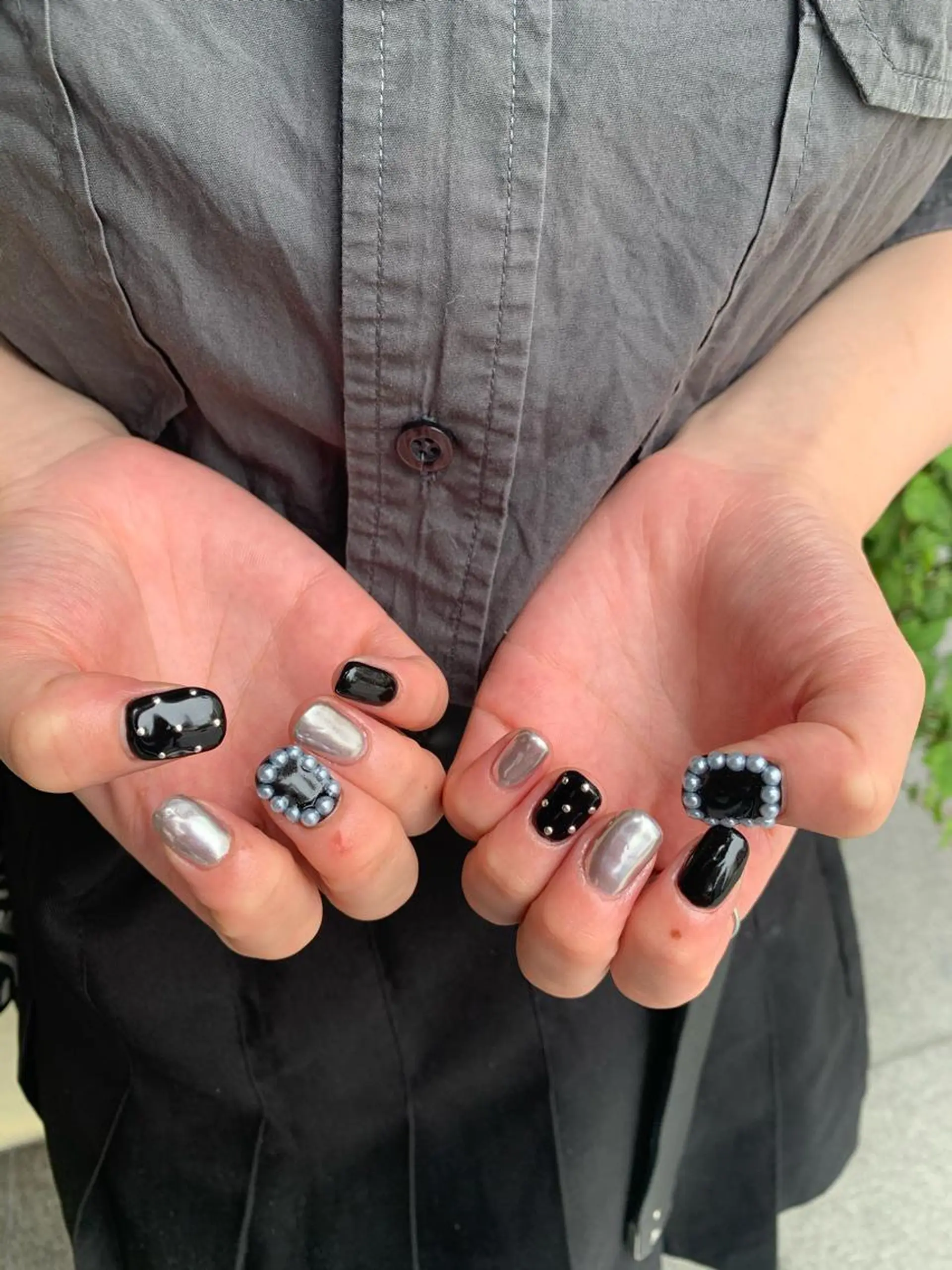 ネイル ハンドネイル なぽ ❤︎ y2k/韓国nailのネイルデザイン