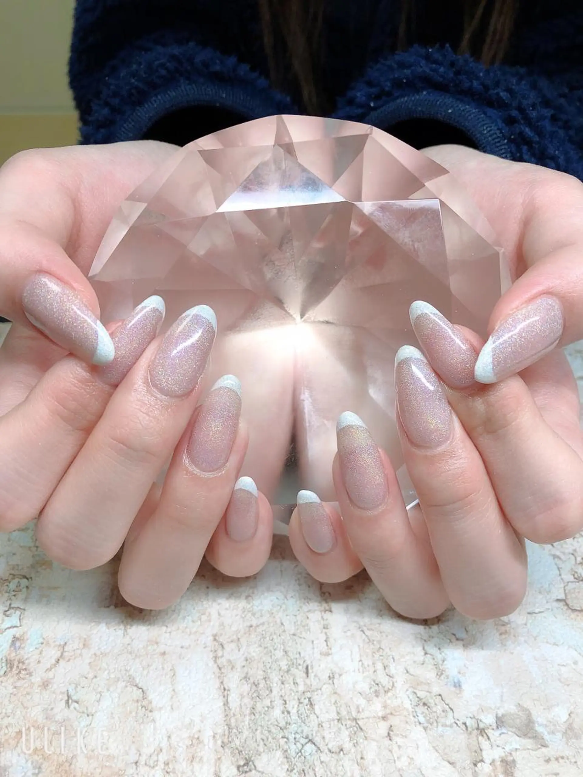 ネイル アートネイル フレンチネイル ジェルネイル グラデーション 韓国ネイル Nail room Bimano所属・Bimano seica♡+°のネイルデザイン