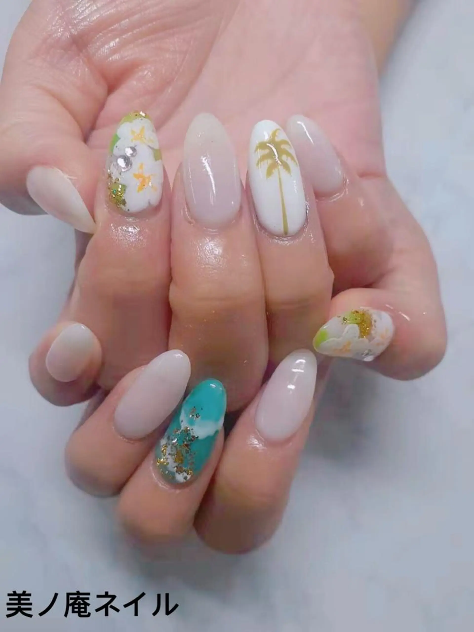 ネイル 美ノ庵ネイルサロン メトロポリタン前店のネイルデザイン