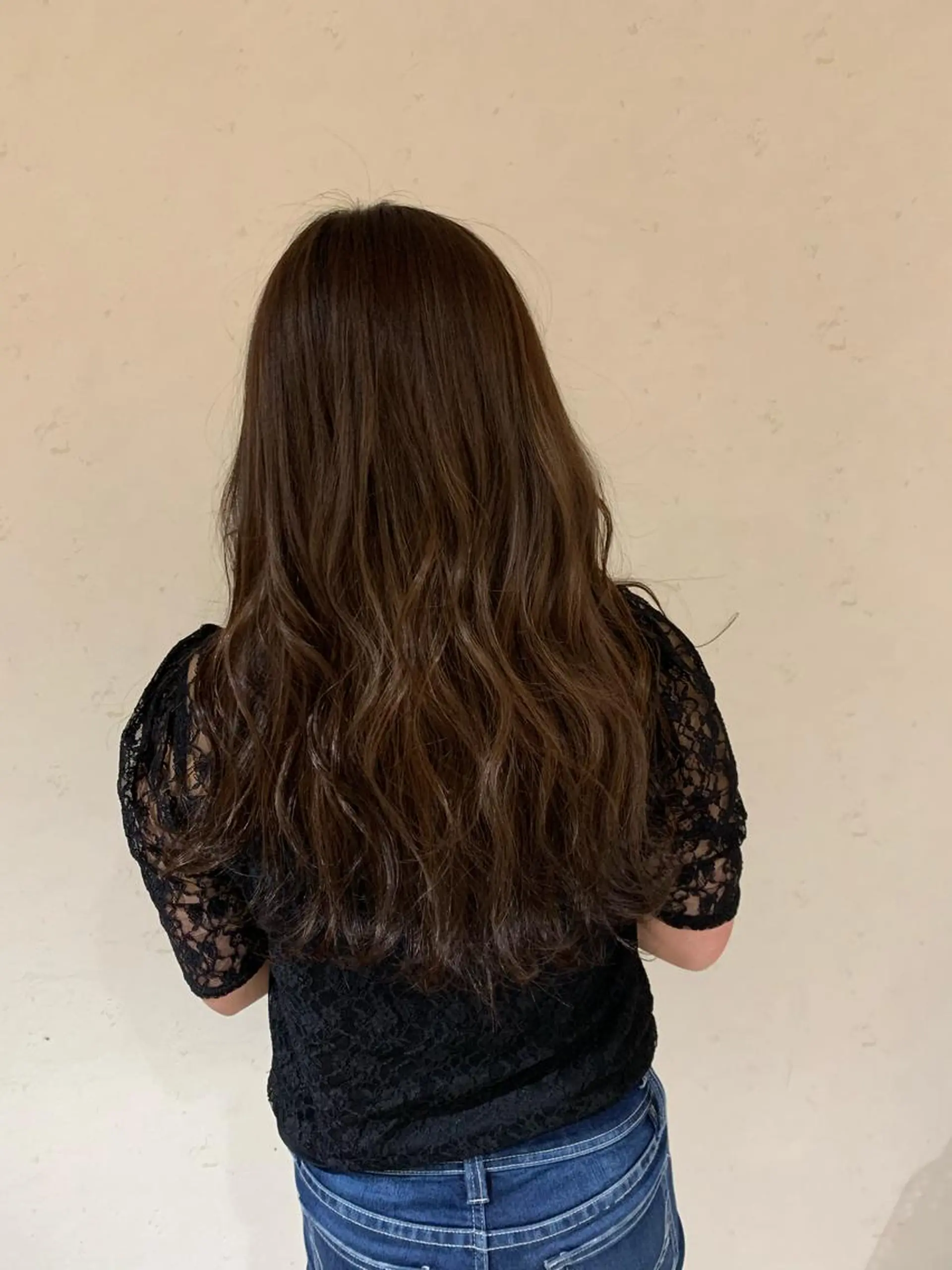 ロング カラー 小島嵩人 縮毛矯正 髪質改善のヘアスタイル