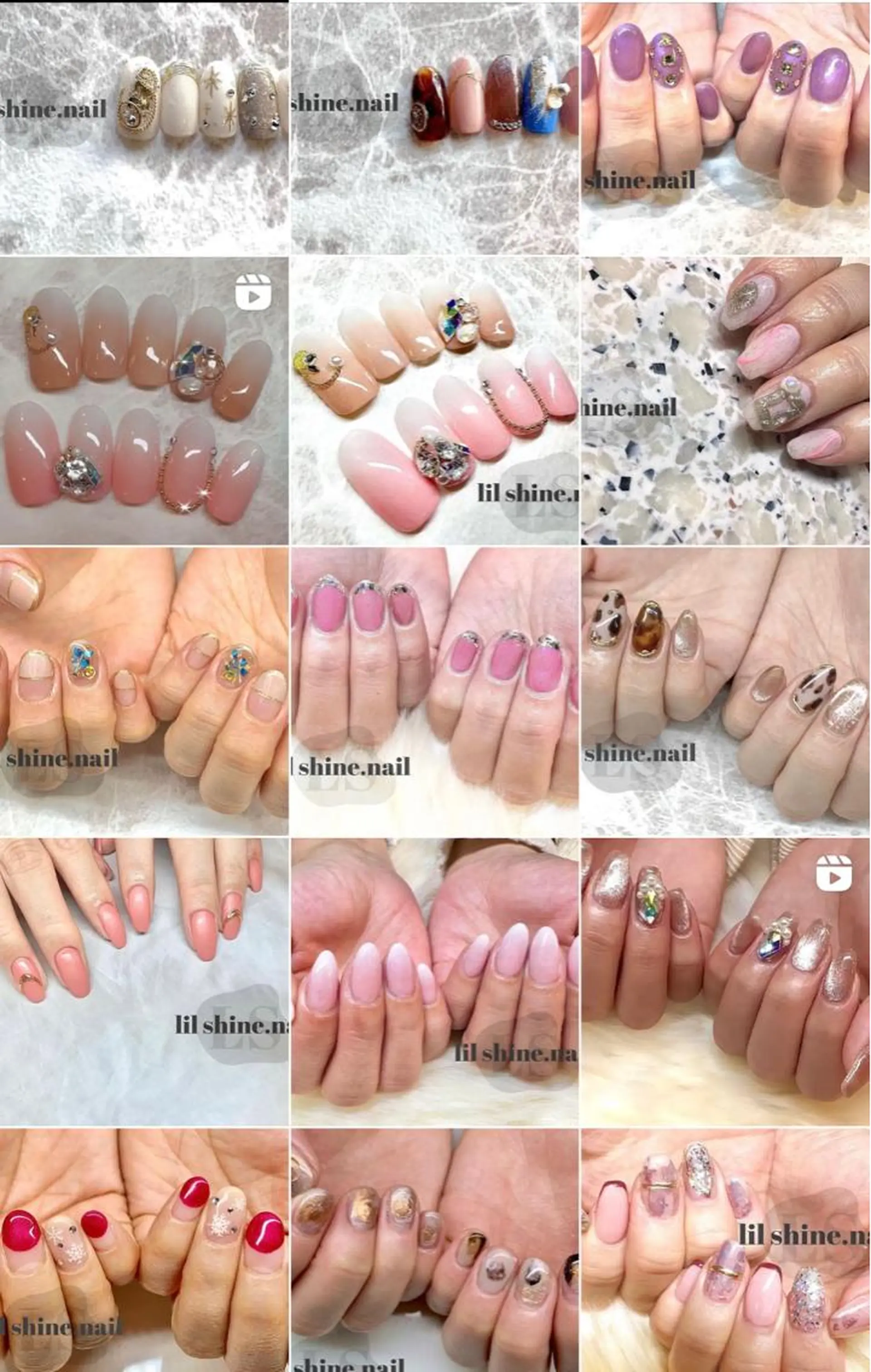 ネイル リル シャインのネイルデザイン