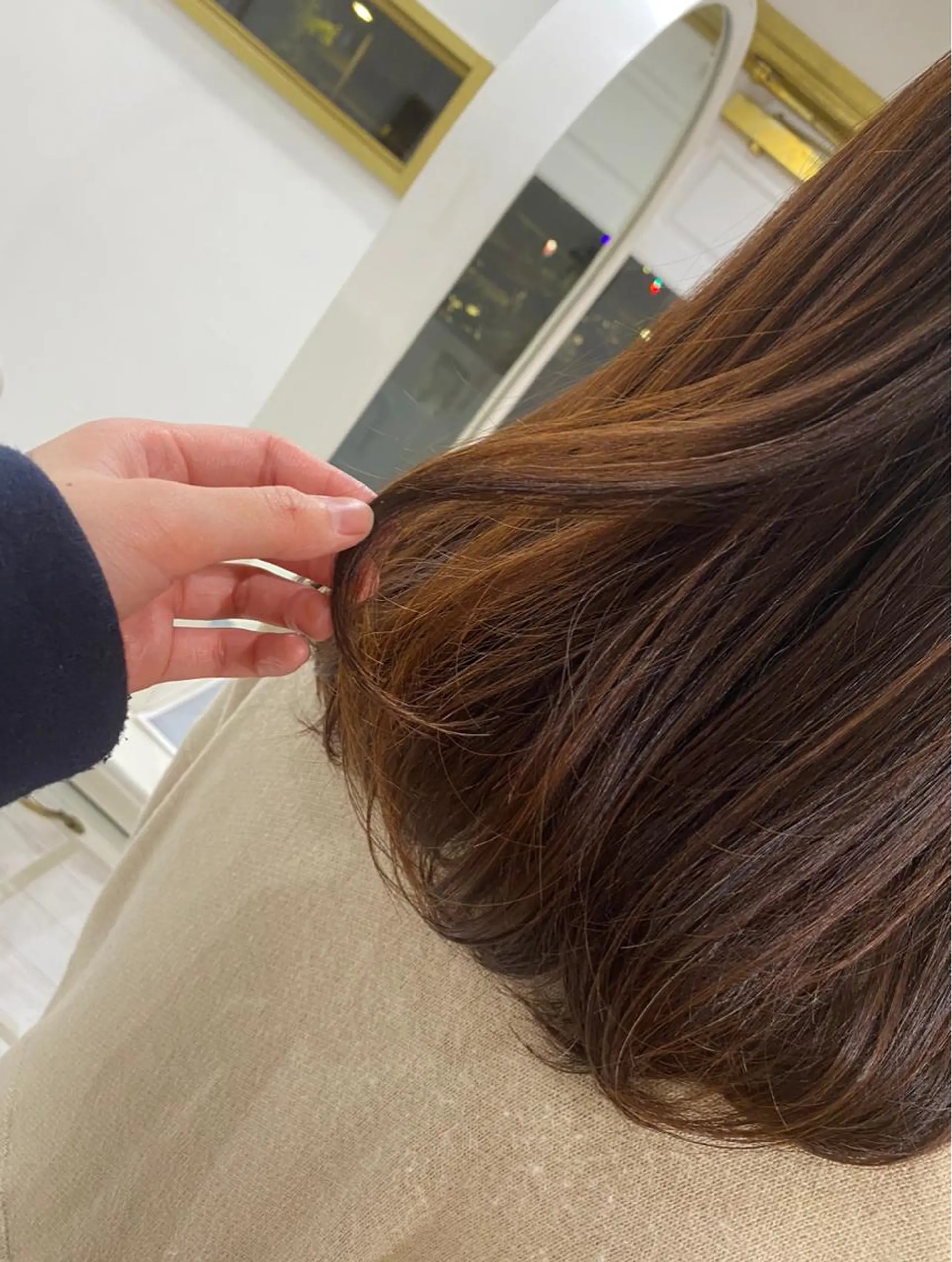 ロング カラー flen所属・𖤣𖥧𖥣𖥧田中 姫乃𖤣𖥧𖥣𖡡のヘアスタイル