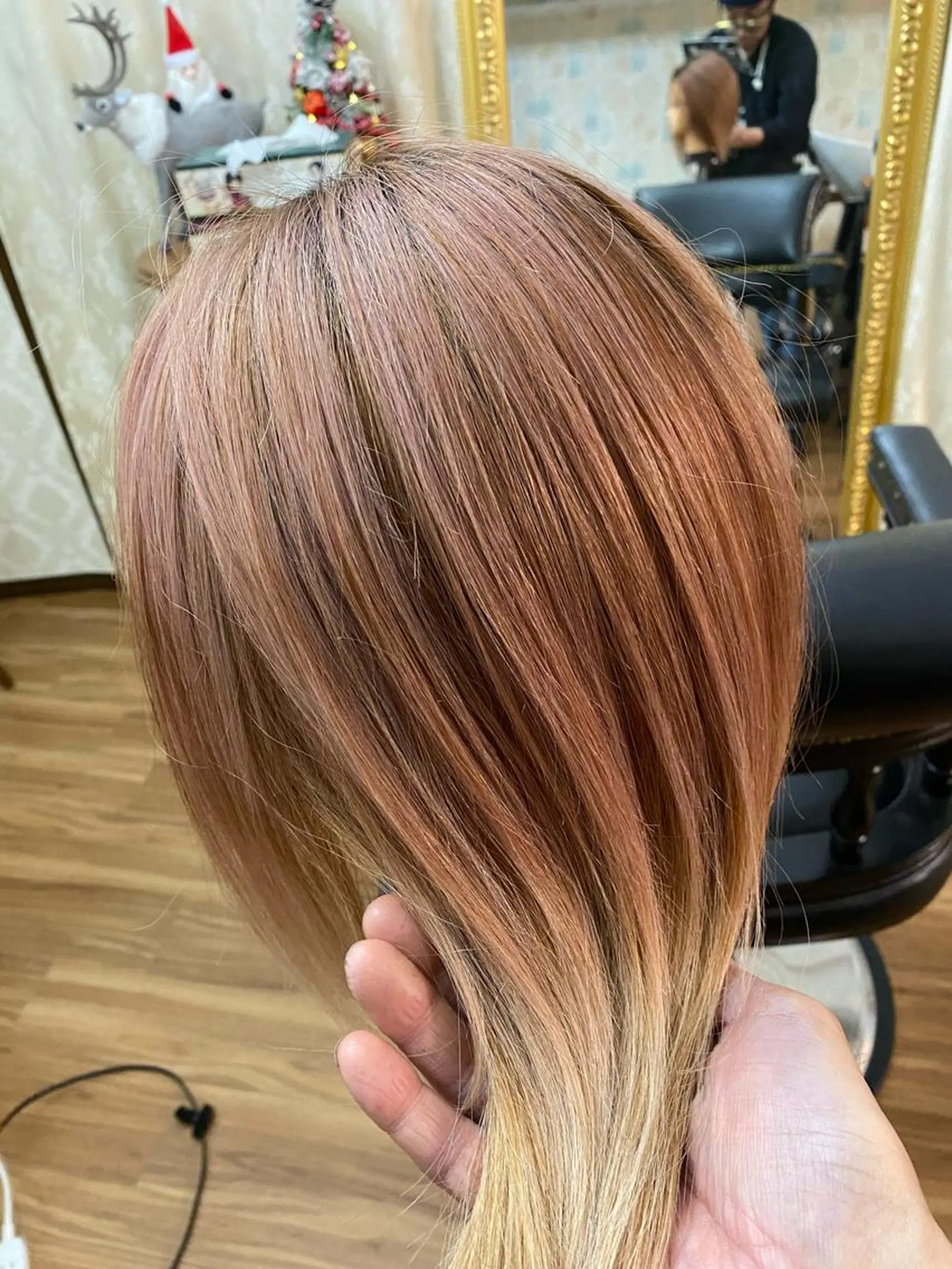 ロング カラー バレイヤージュ レイヤーカット GOLD BLACK所属・究極の艶髪! 艶神!大矢祥央のヘアスタイル