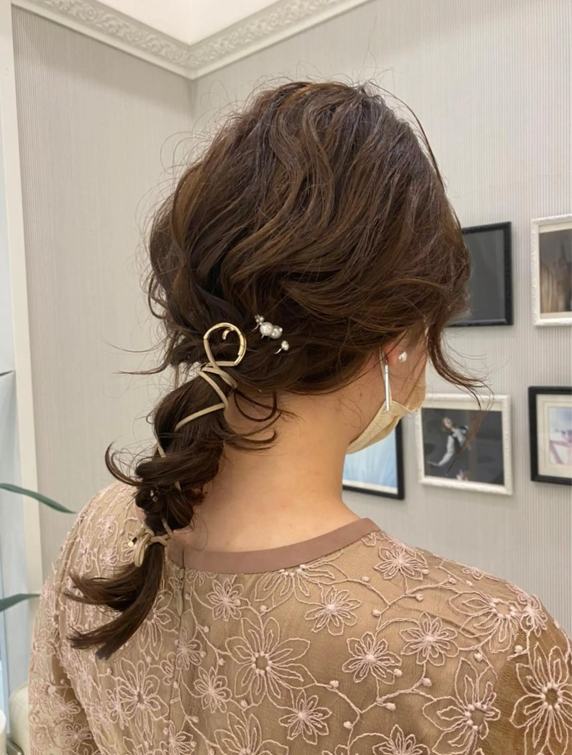 ロング ヘアアレンジ Ash 銀座店所属・骨格補正カット /マンツーマン/のヘアスタイル