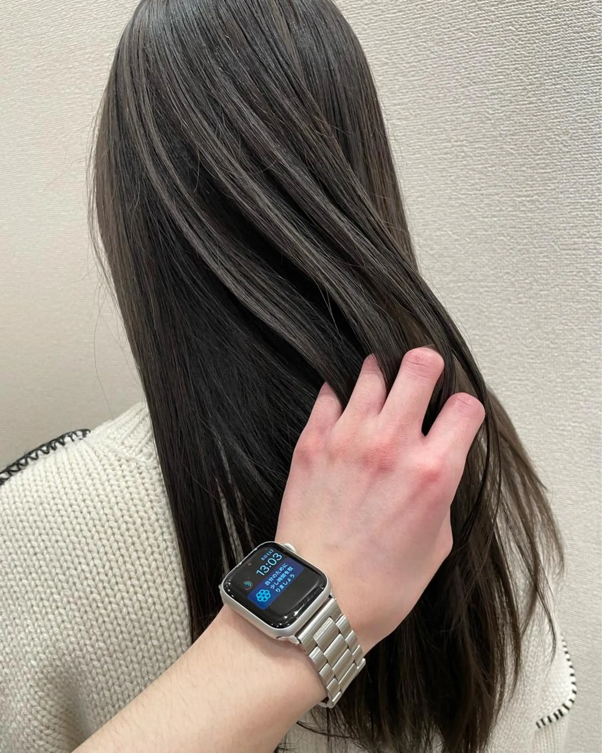 ミディアム カラー グレージュ カット ヘアカラー ショート/レイヤー /札幌/小山内のヘアスタイル