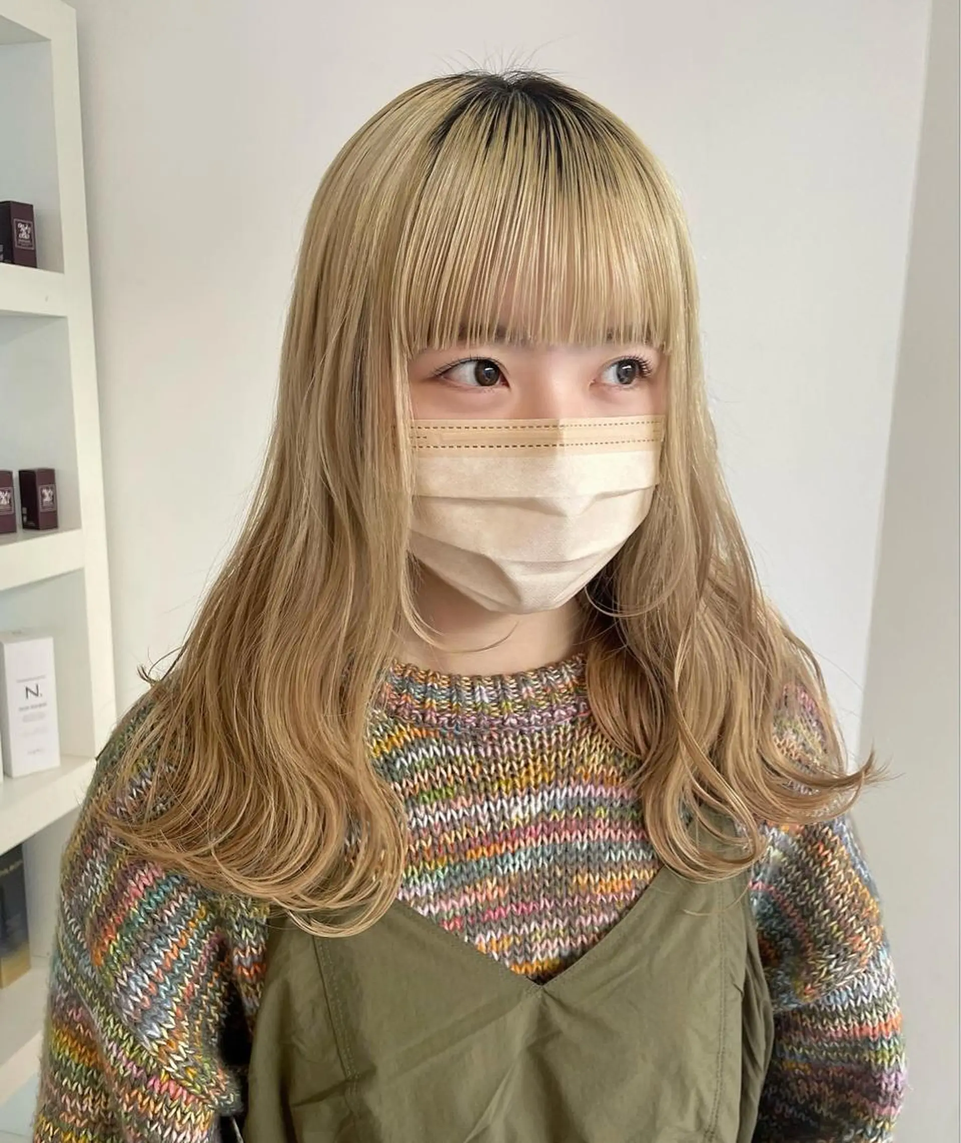セミロング カラー mir所属・柿沼 未夢のヘアスタイル