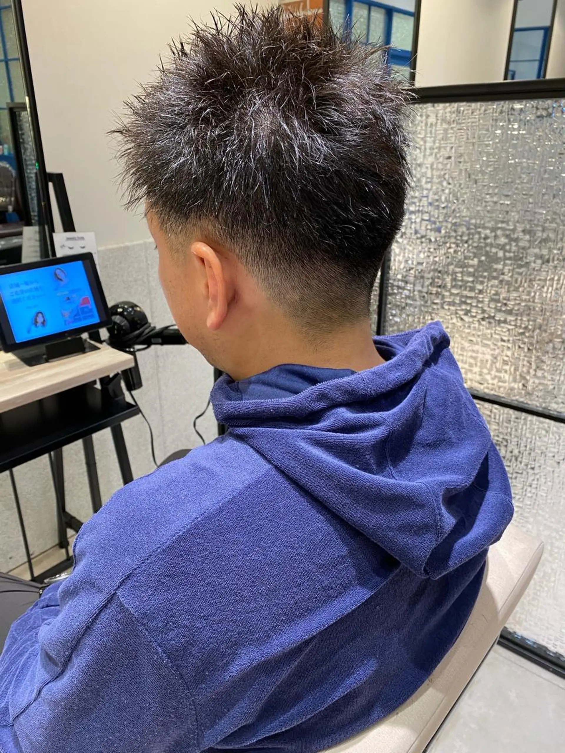 ショート メンズ カット 長津 健一郎のヘアスタイル