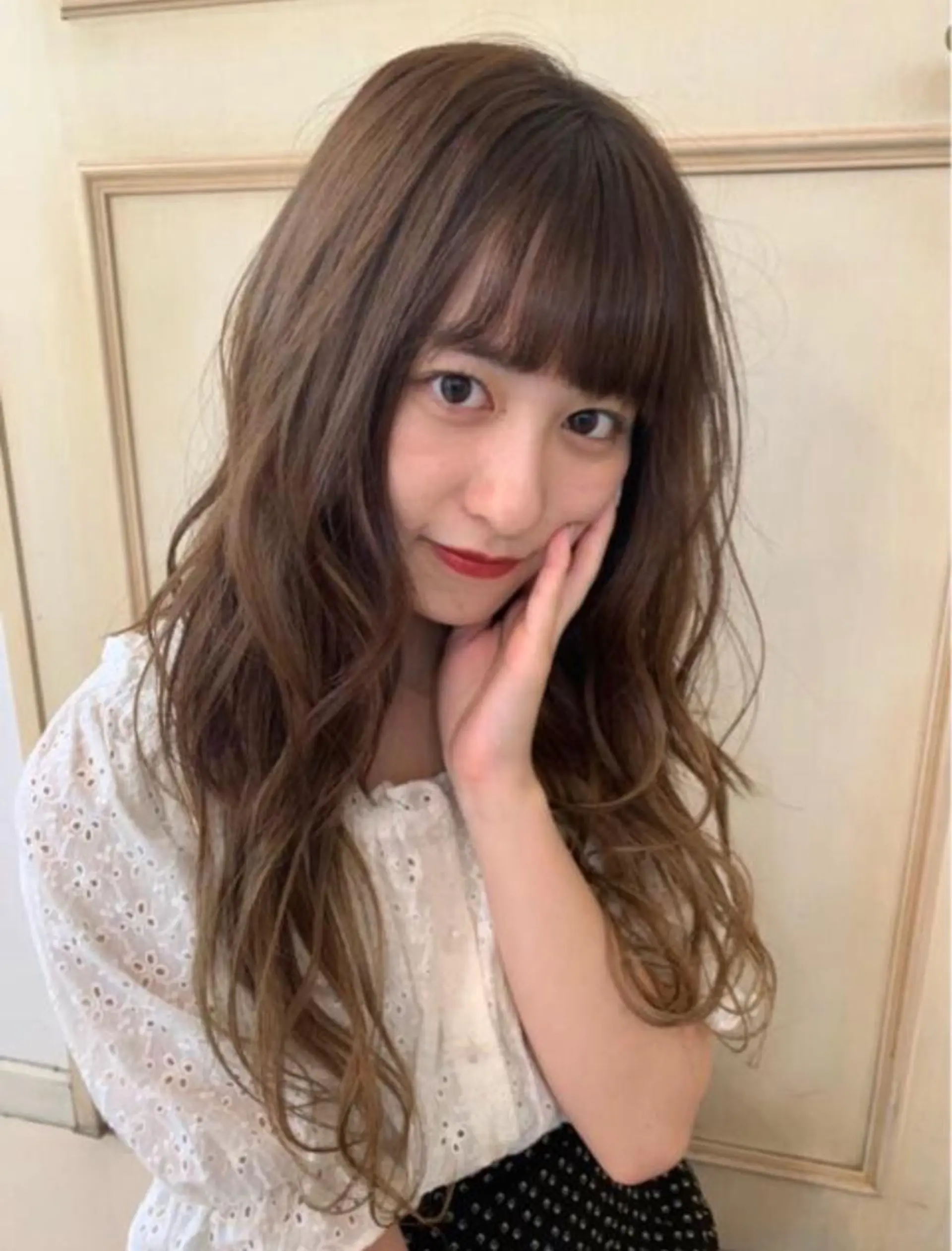 ロング カラー ヘアアレンジ 海外レイヤー鯉渕 【海外風メンズも◎】のヘアスタイル