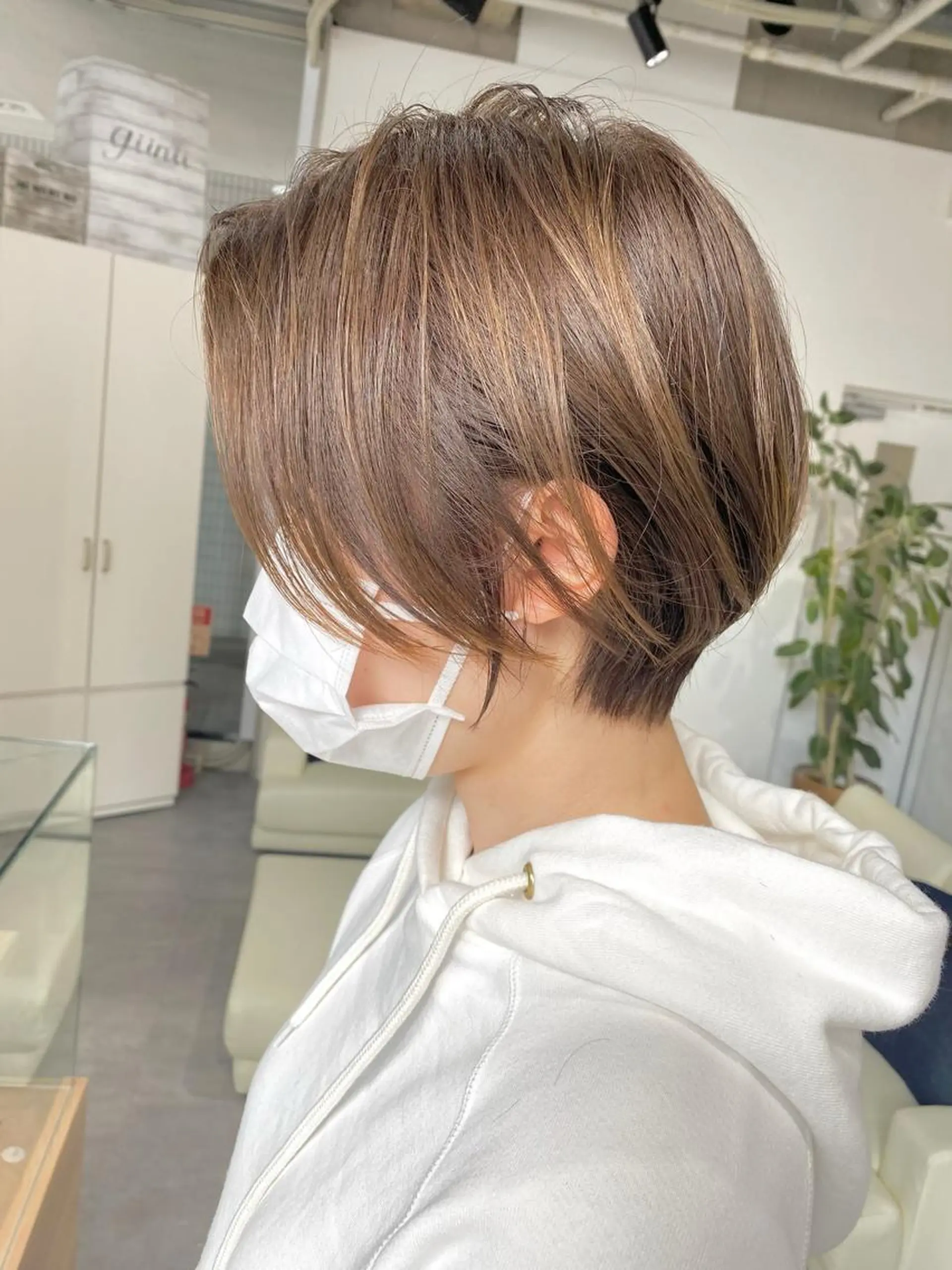 ショート カラー giinii所属・横浜縮毛矯正 ☆渋谷良太のヘアスタイル