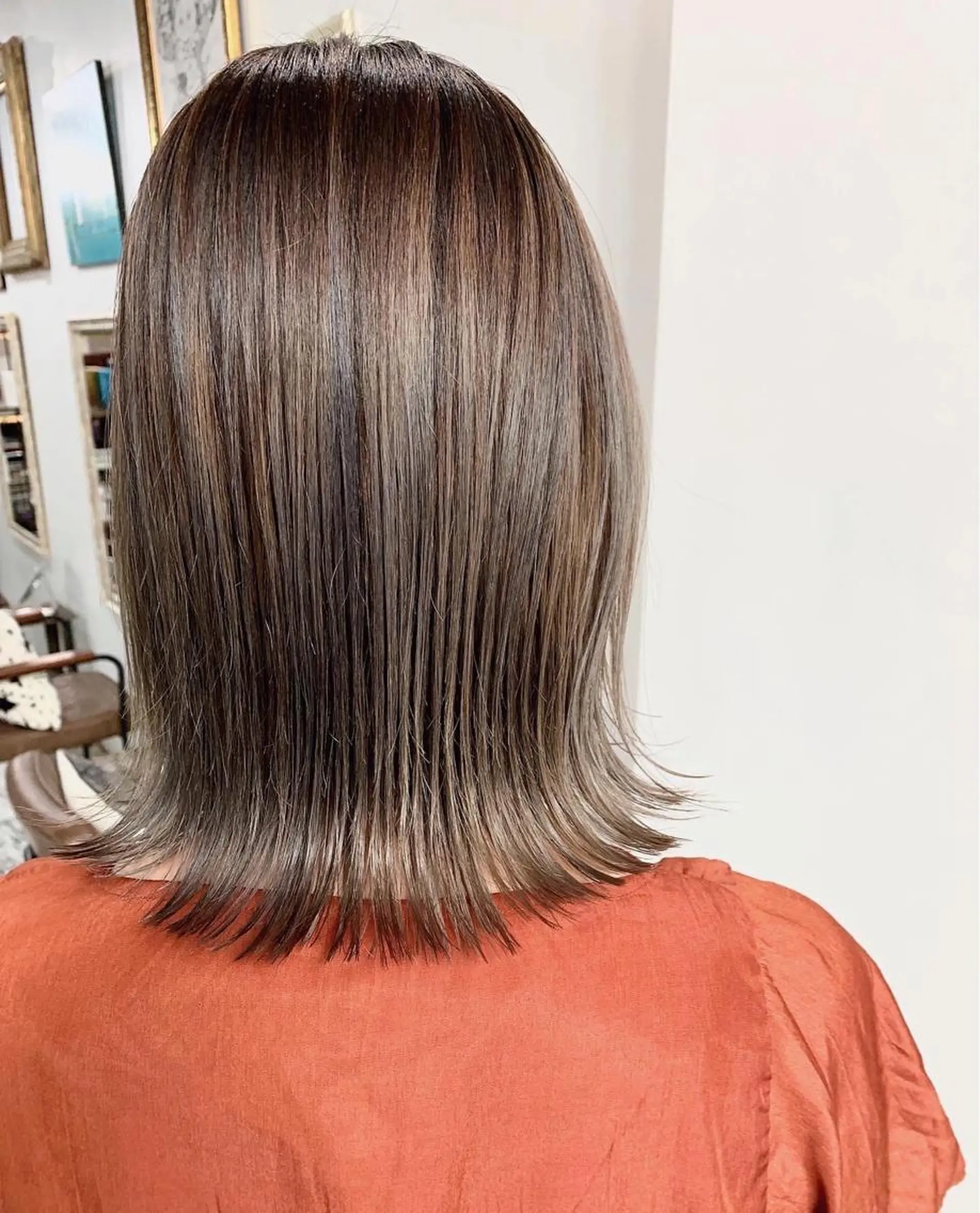 ミディアム カラー エクステ（レミー毛） NINEのヘアスタイル