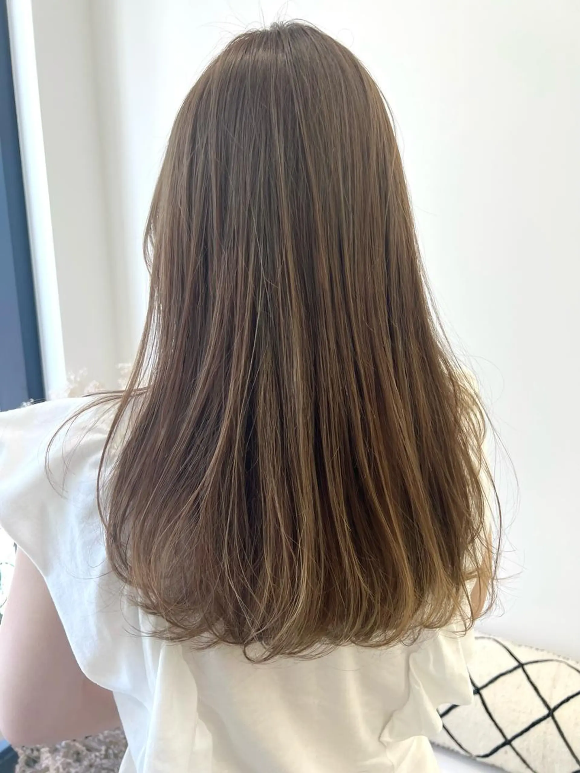 ロング カラー カット 名古屋/伏見/花屋 併設/不破新のヘアスタイル