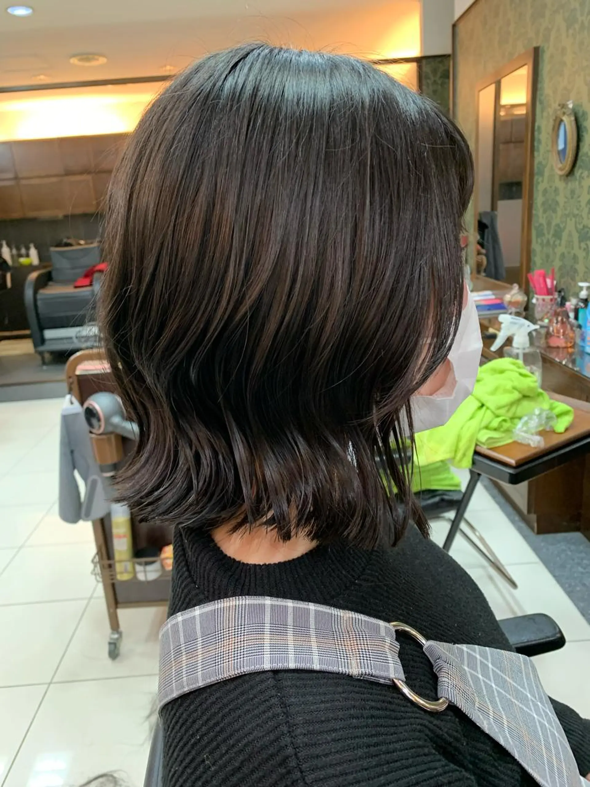 ミディアム 吉田 朱理のヘアスタイル