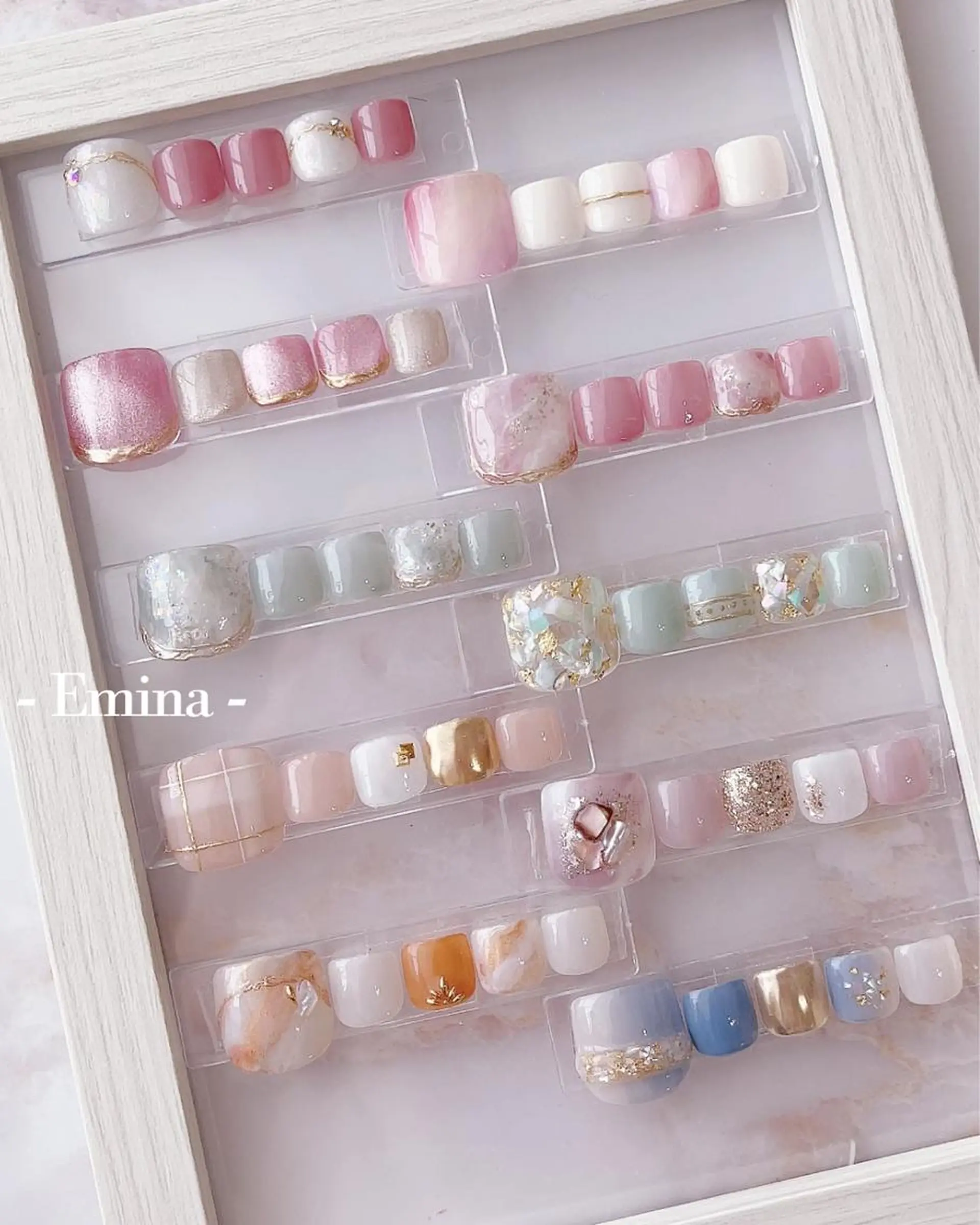 ネイル フットネイル KOMATSU YUKIのネイルデザイン