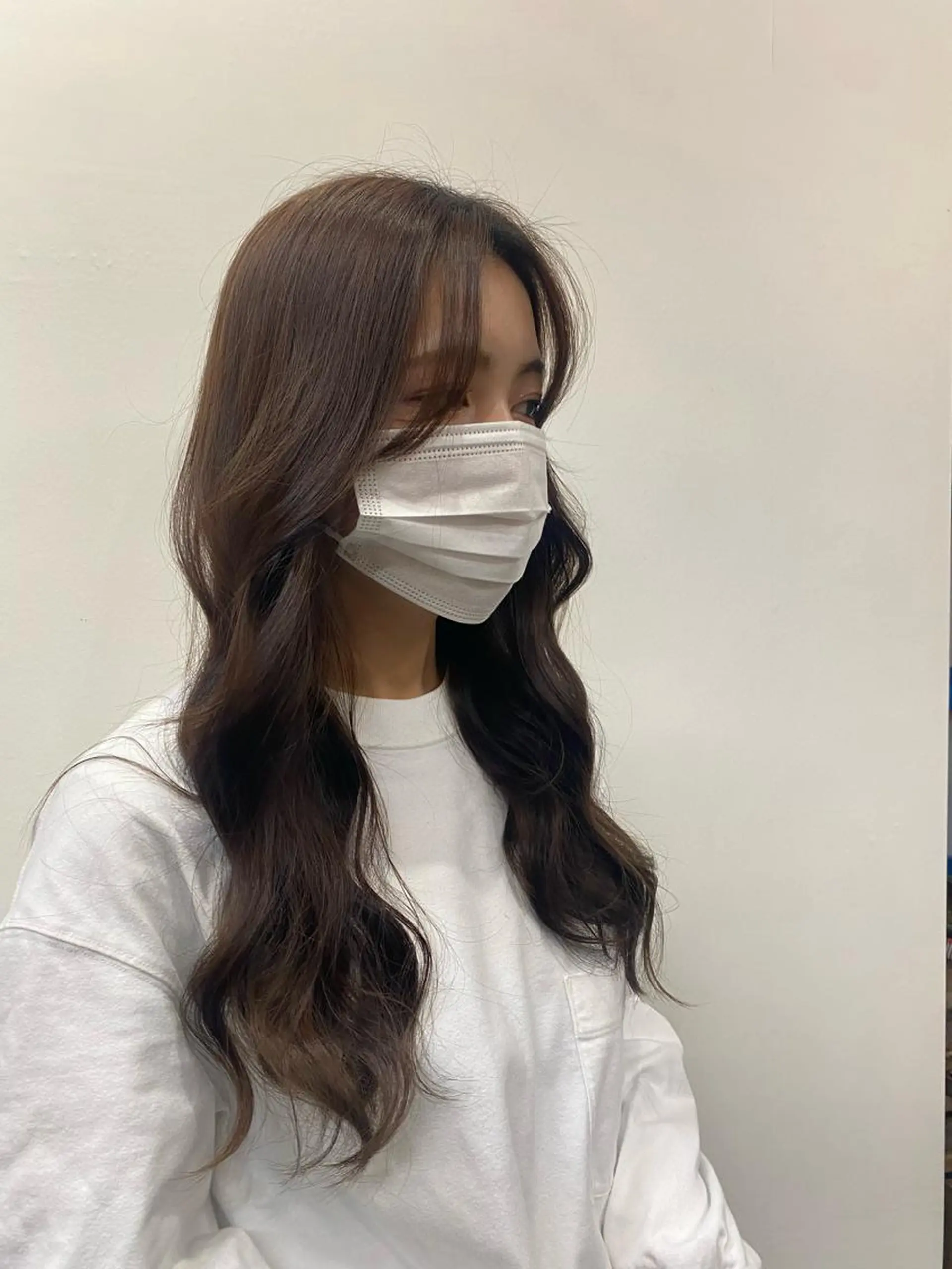 ロング 天使の羽バング・フェザーバング てんてん/ 天坂　有里のヘアスタイル