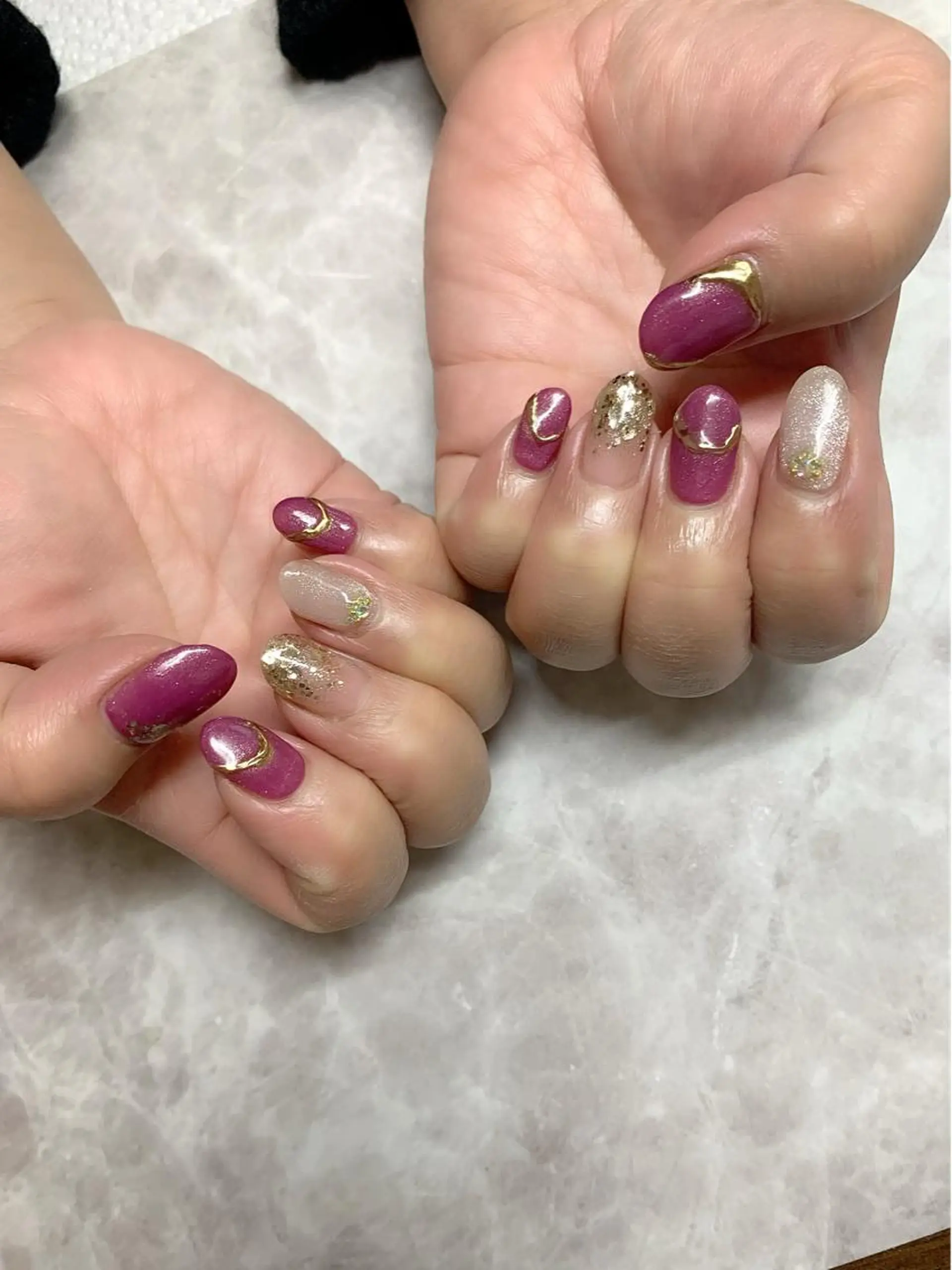 ネイル ミラーネイル ハンドネイル misaki ..のネイルデザイン