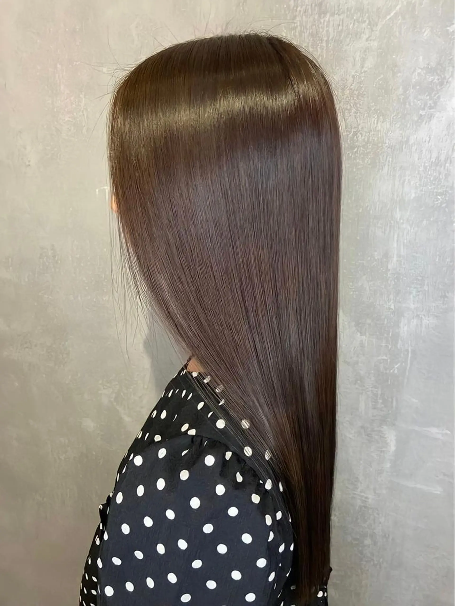 ロング カラー 髪質改善 韓国風ヘア トリートメント ツバサ 髪質改善のヘアスタイル