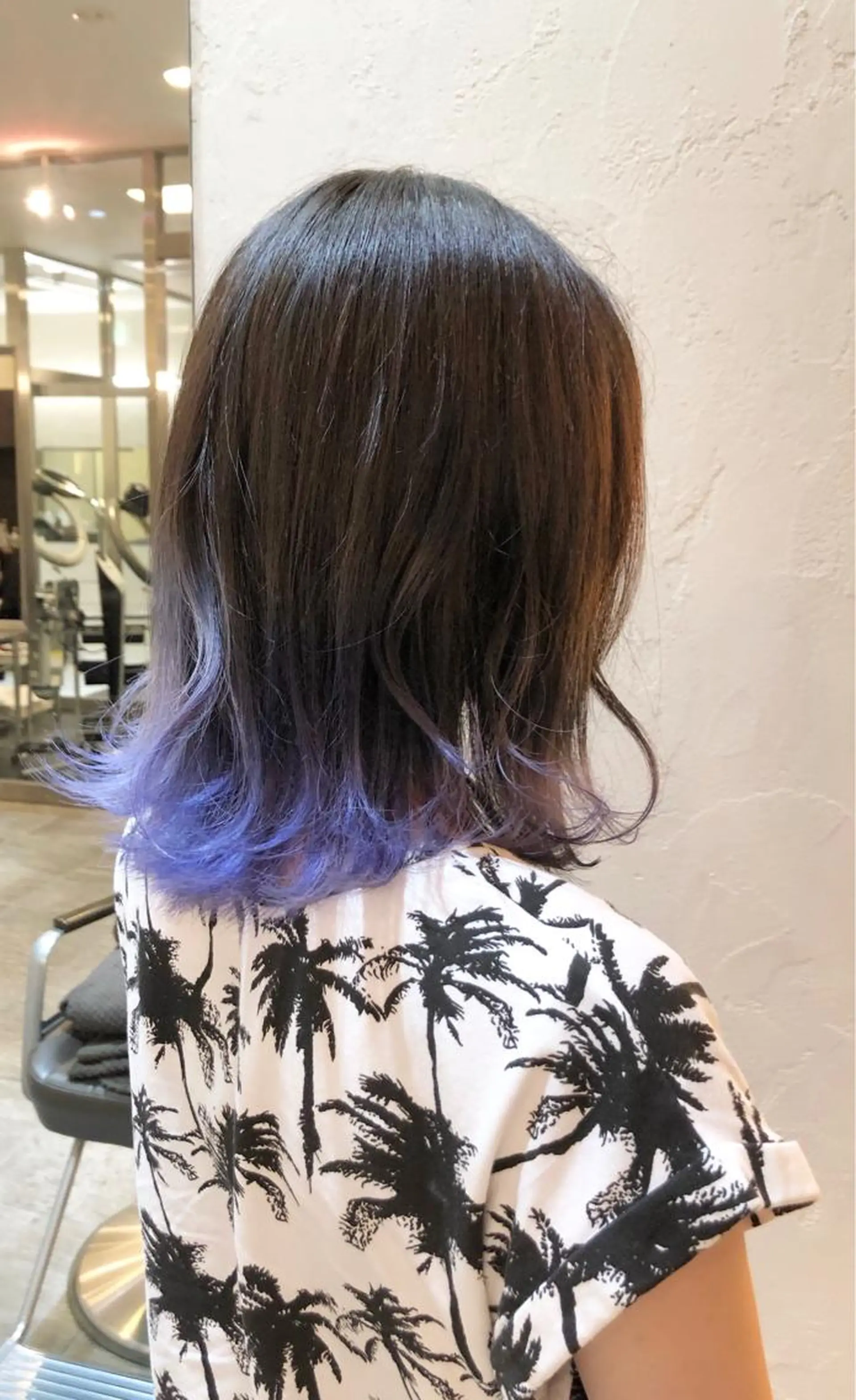 セミロング キノシタ ナオユキのヘアスタイル