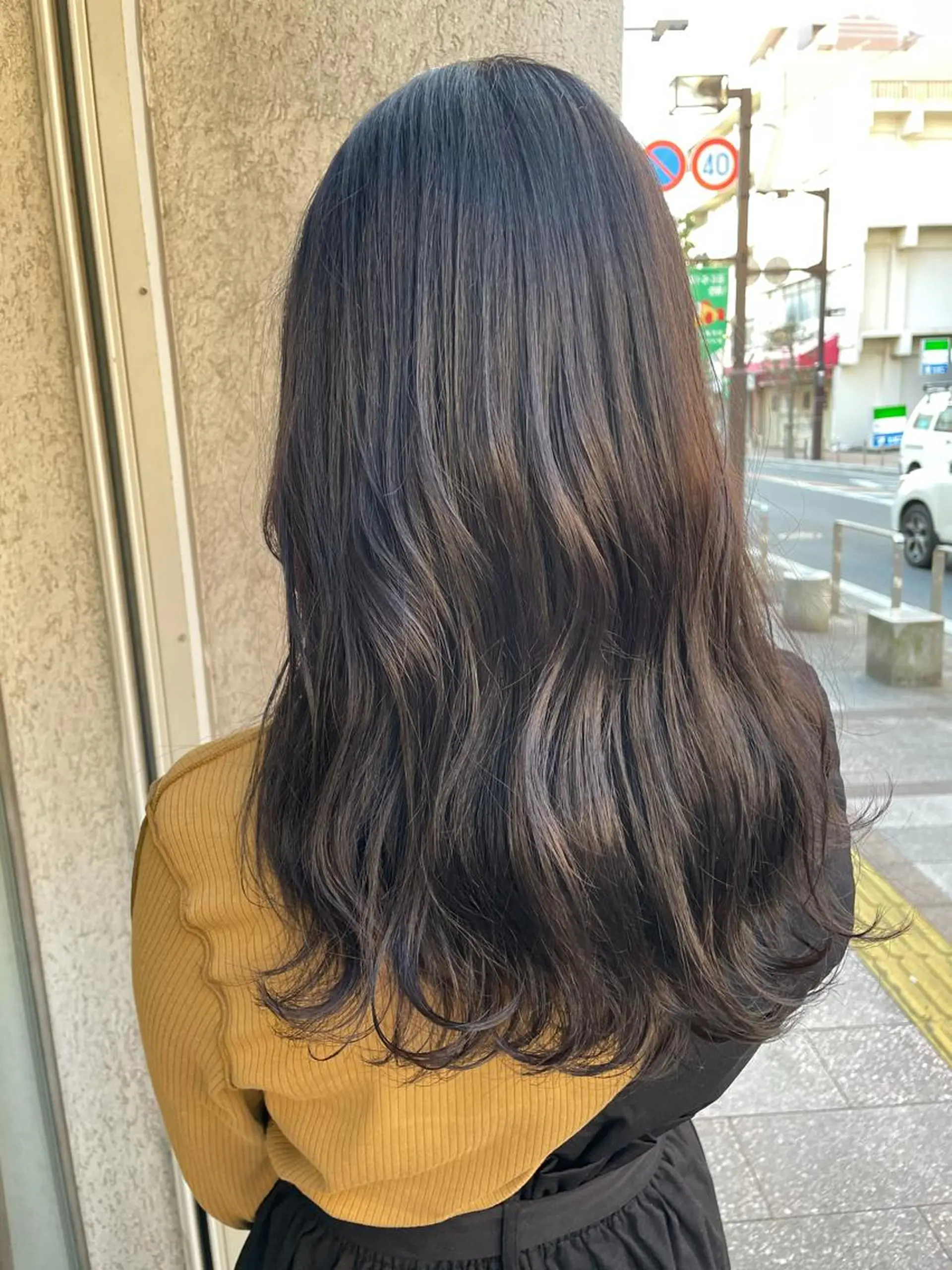 ロング カラー ヘアカラー トリートメント CoCooN 店長 さのえみのヘアスタイル