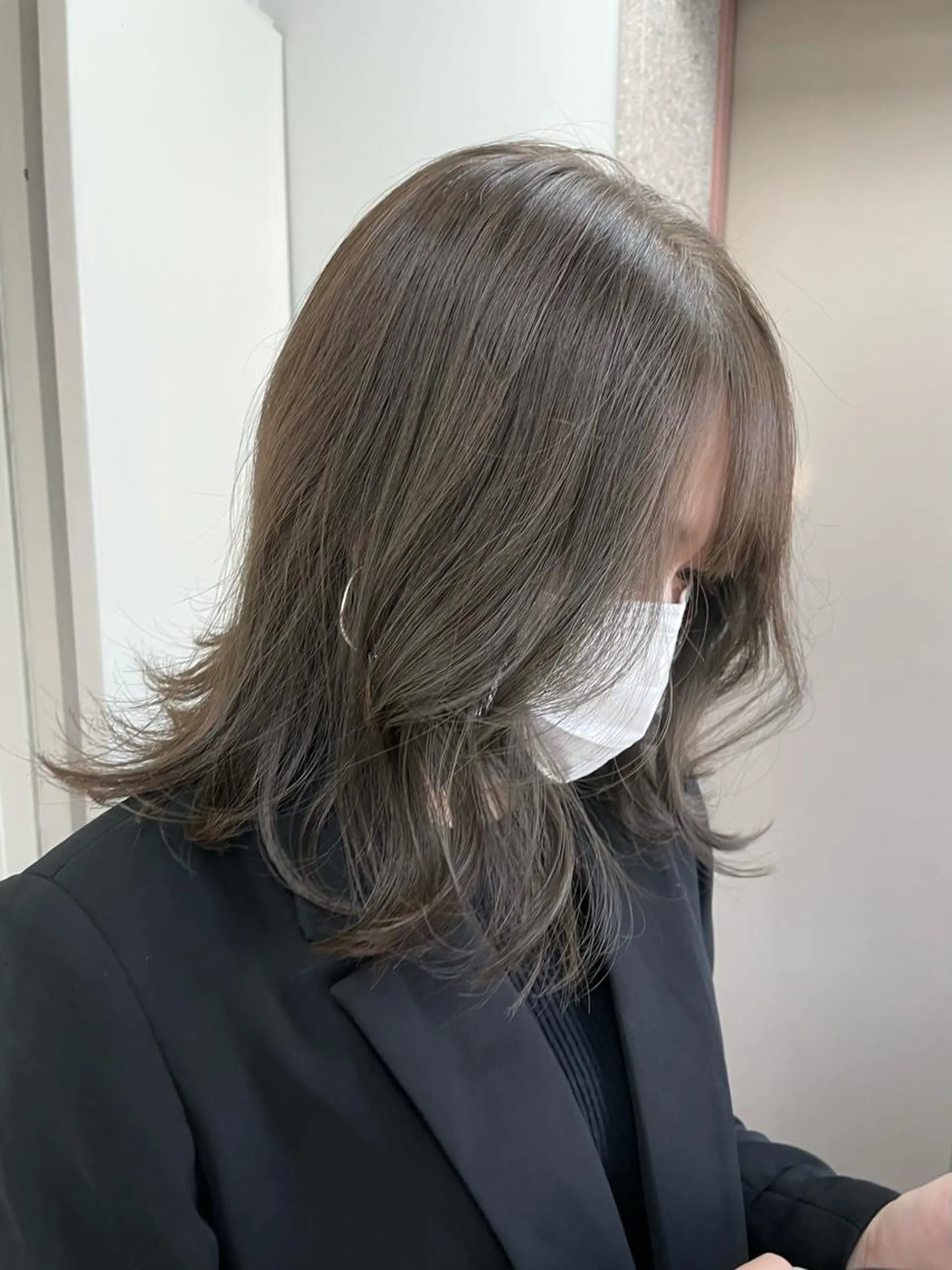 ミディアム カラー メンズ特化 パーマ/オザワのヘアスタイル