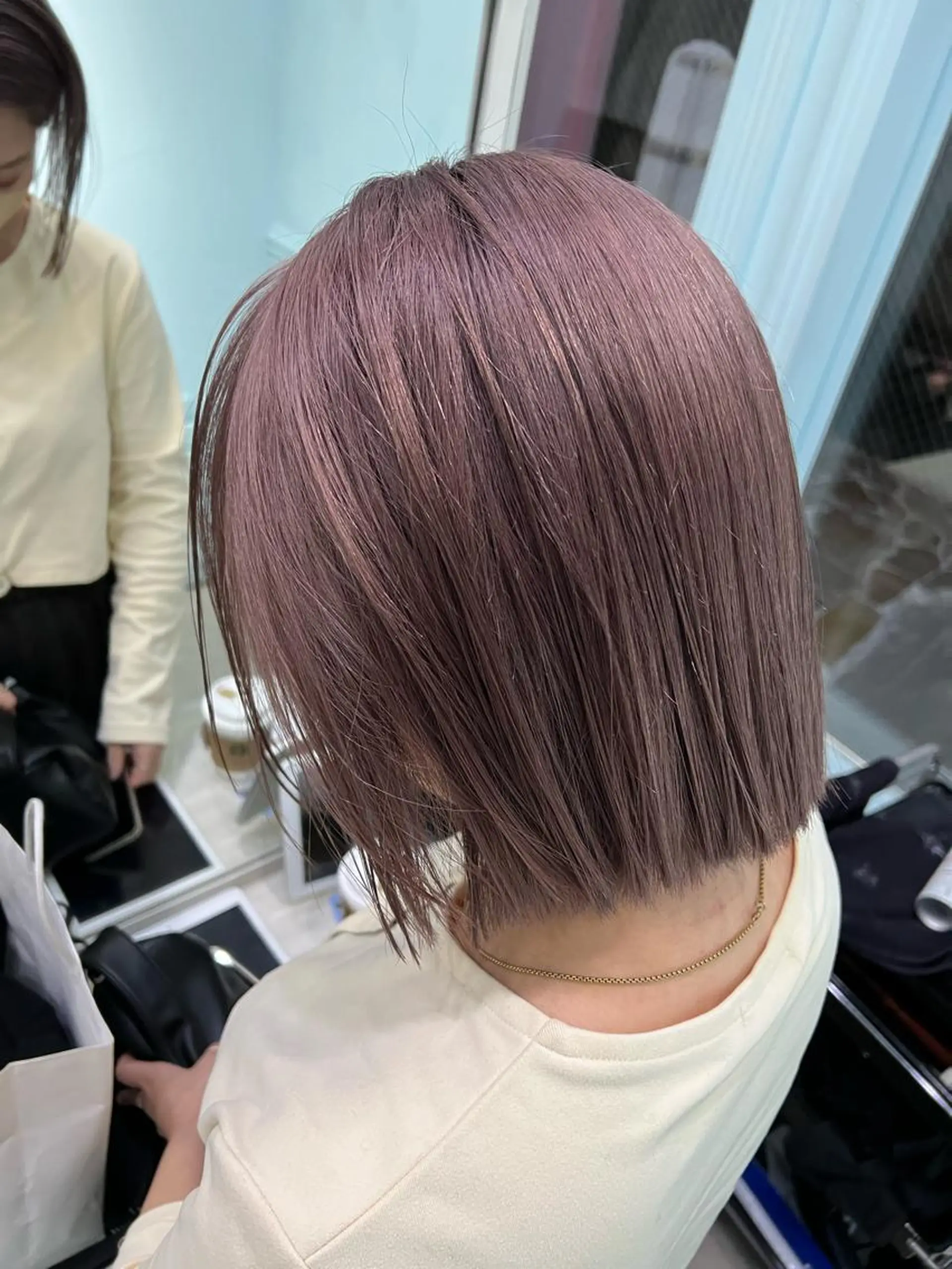 ミディアム カラー 🧸ミルクティー🧸 kousei🧸のヘアスタイル