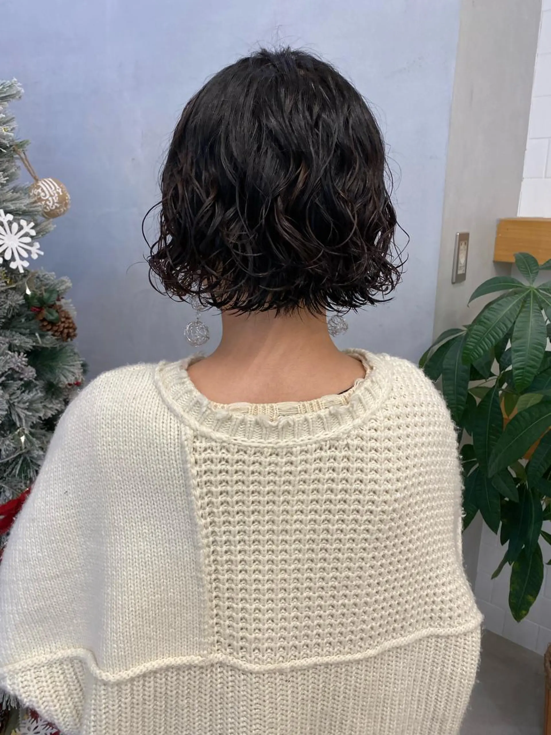 ショート カラー パーマ ヘアアレンジ ボブ 、 、のヘアスタイル