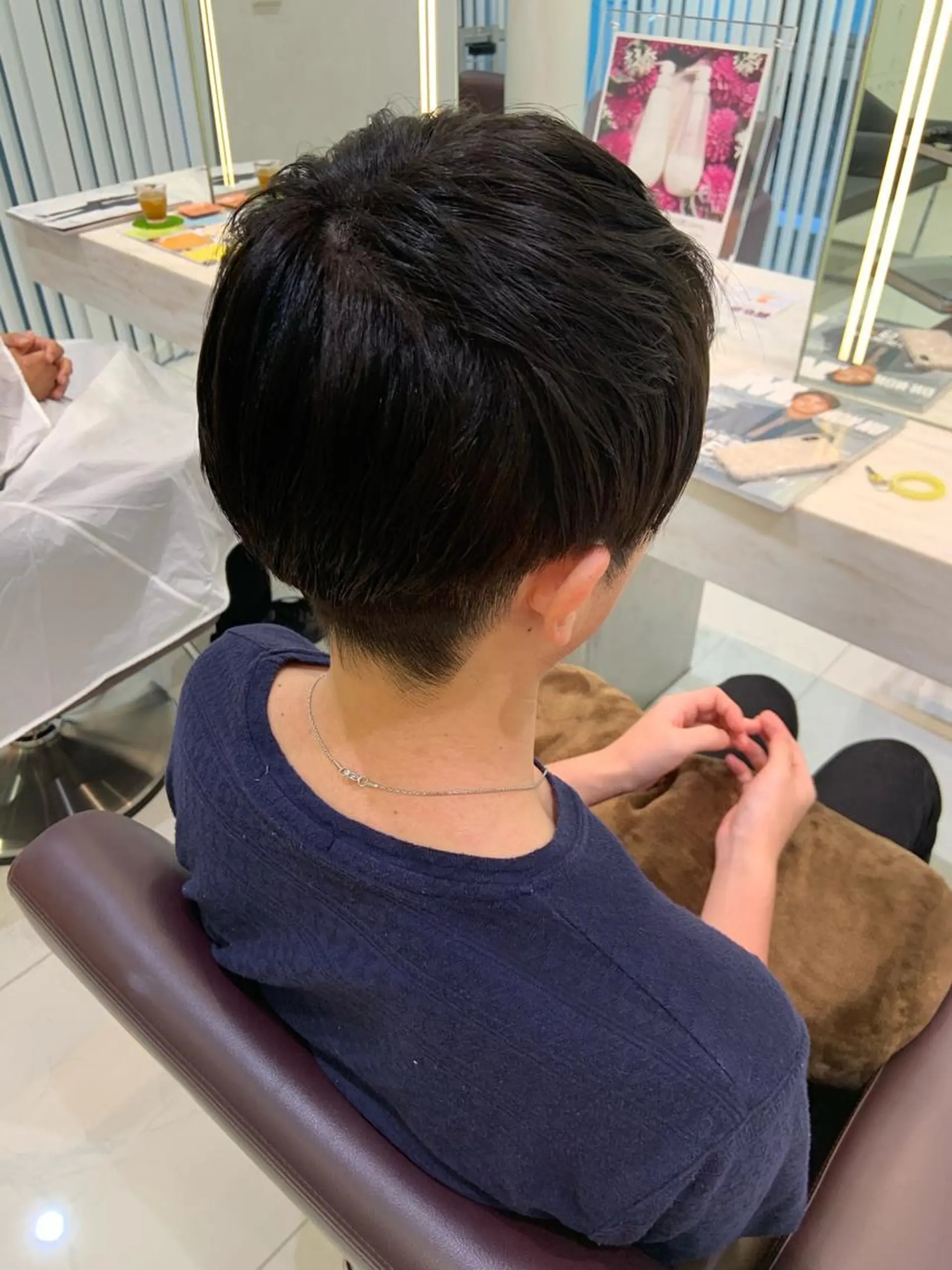 ショート カラー メンズ メンズブリーチ ブリーチ ブラウンカラー ショコラブラウン ハイトーンカラー🤍 山下 優華のヘアスタイル