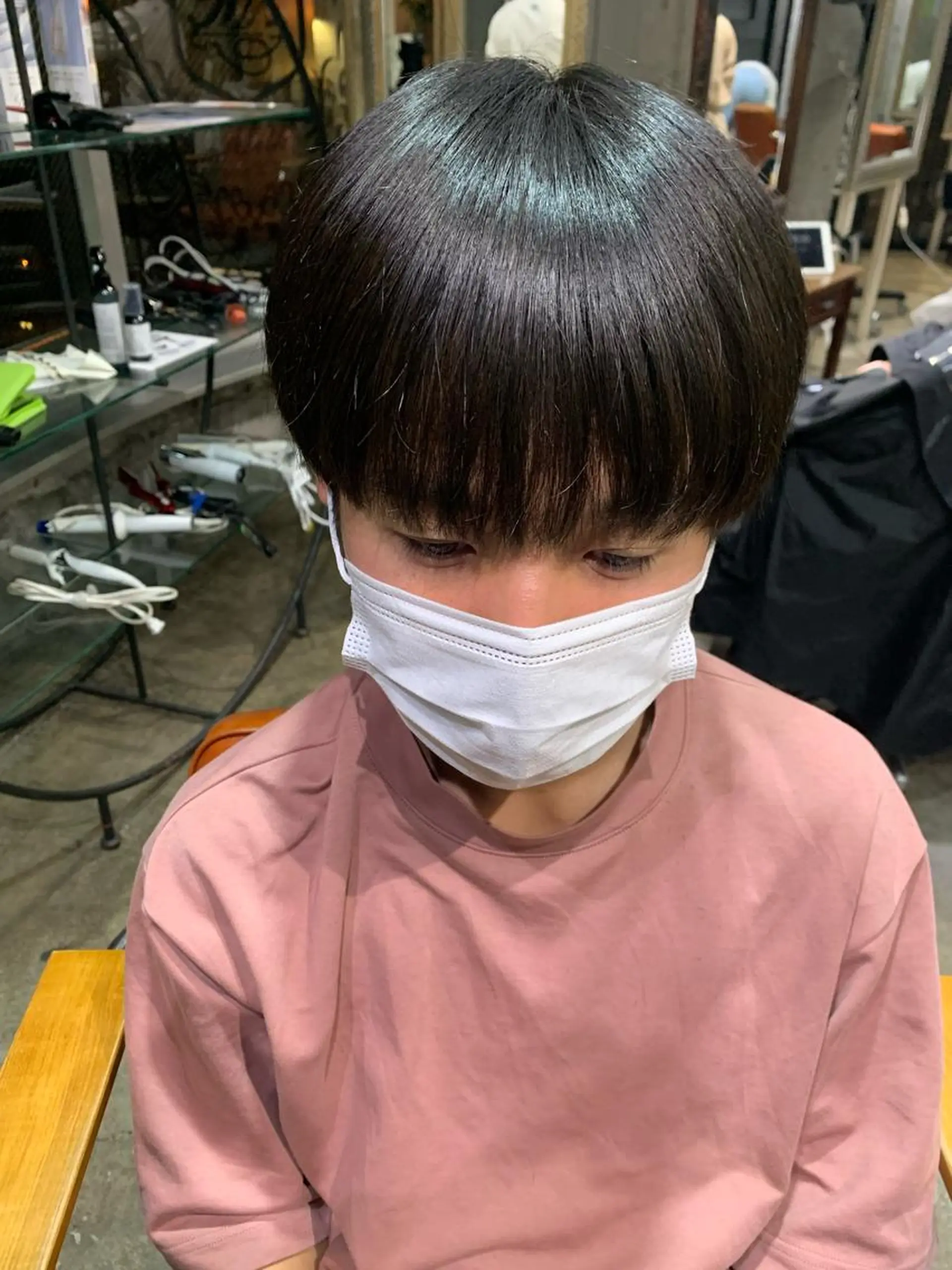 メンズ 縮毛矯正/韓国ヘア /ブリーチ/ヒロのヘアスタイル